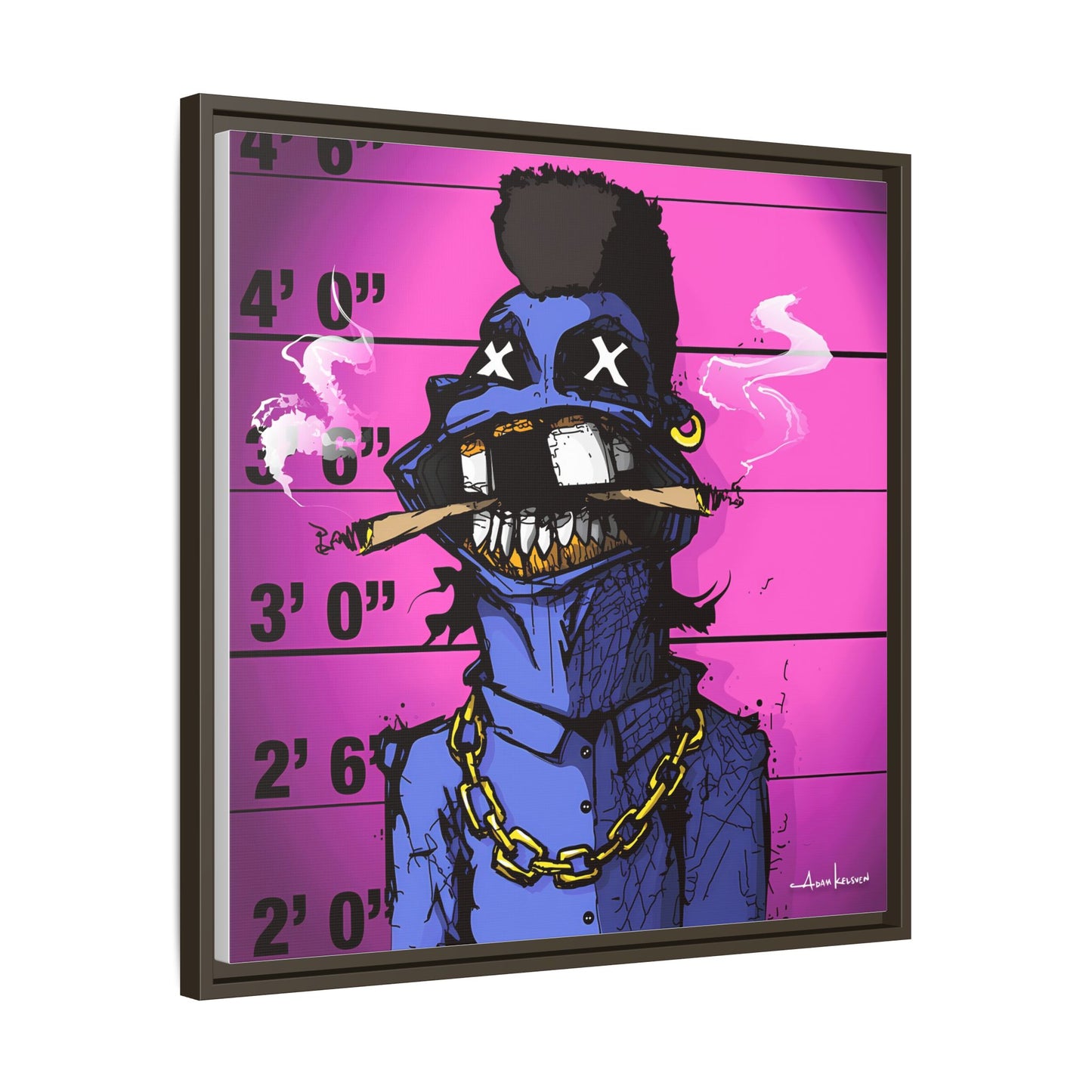 Creep #326 - Gallery Canvas Wraps, Square Frame