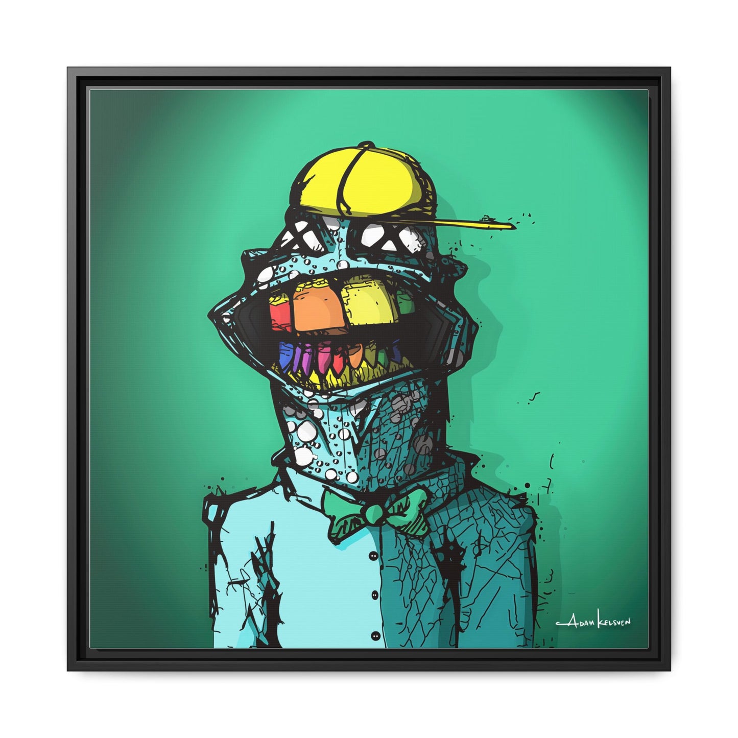Creep #317 - Gallery Canvas Wraps, Square Frame