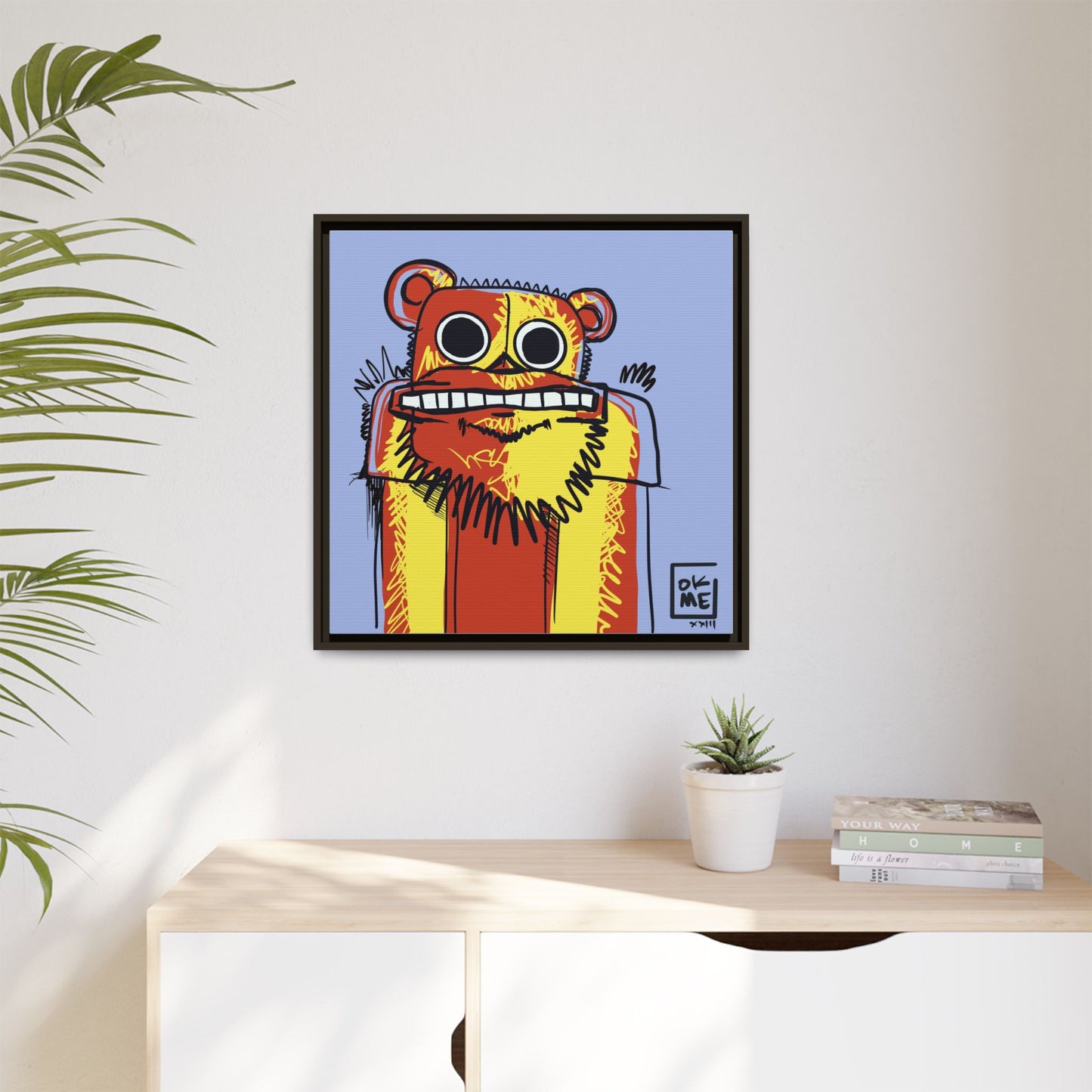 Pupils - Gallery Canvas Wrap, Square Frame