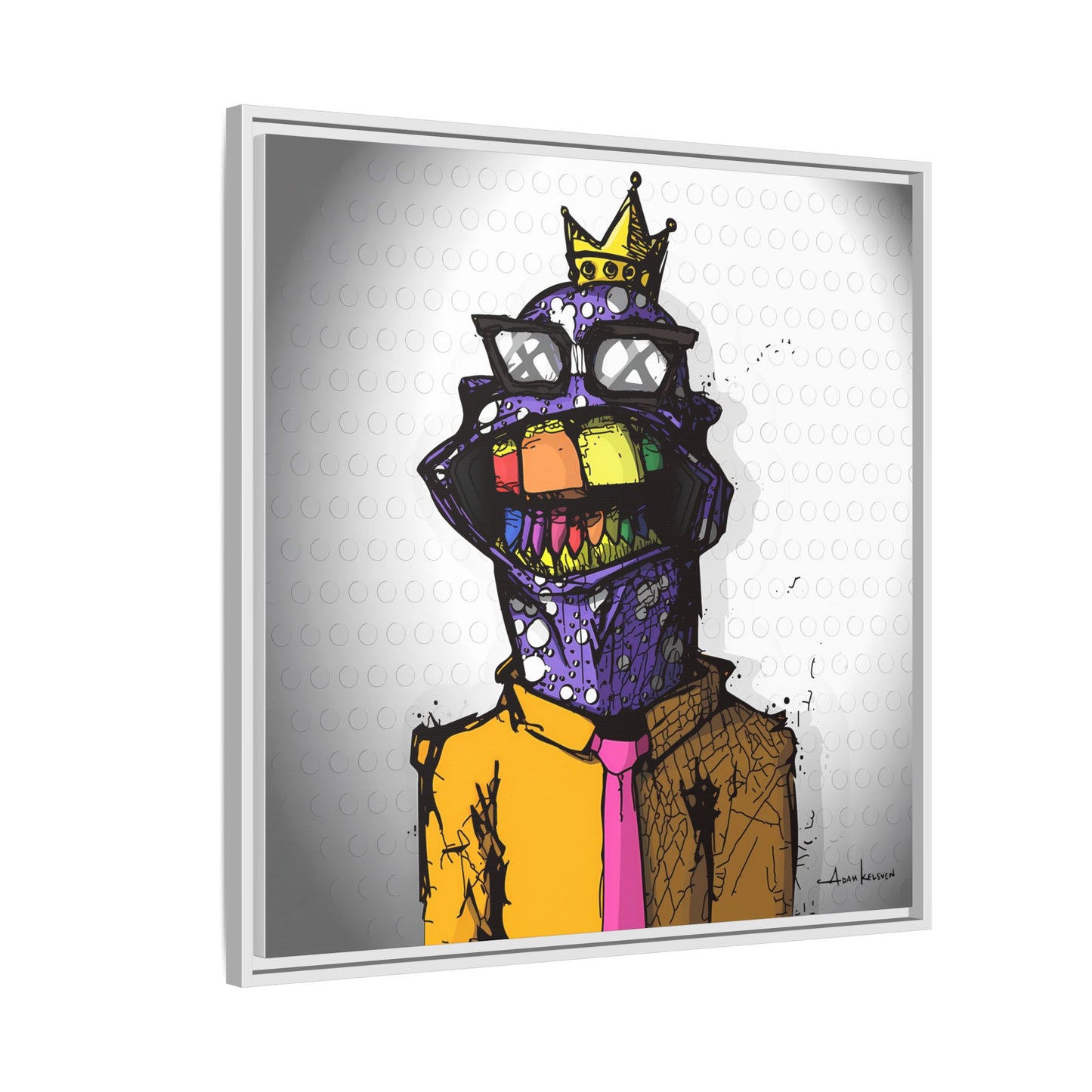 Creep #177 - Gallery Canvas Wraps, Square Frame