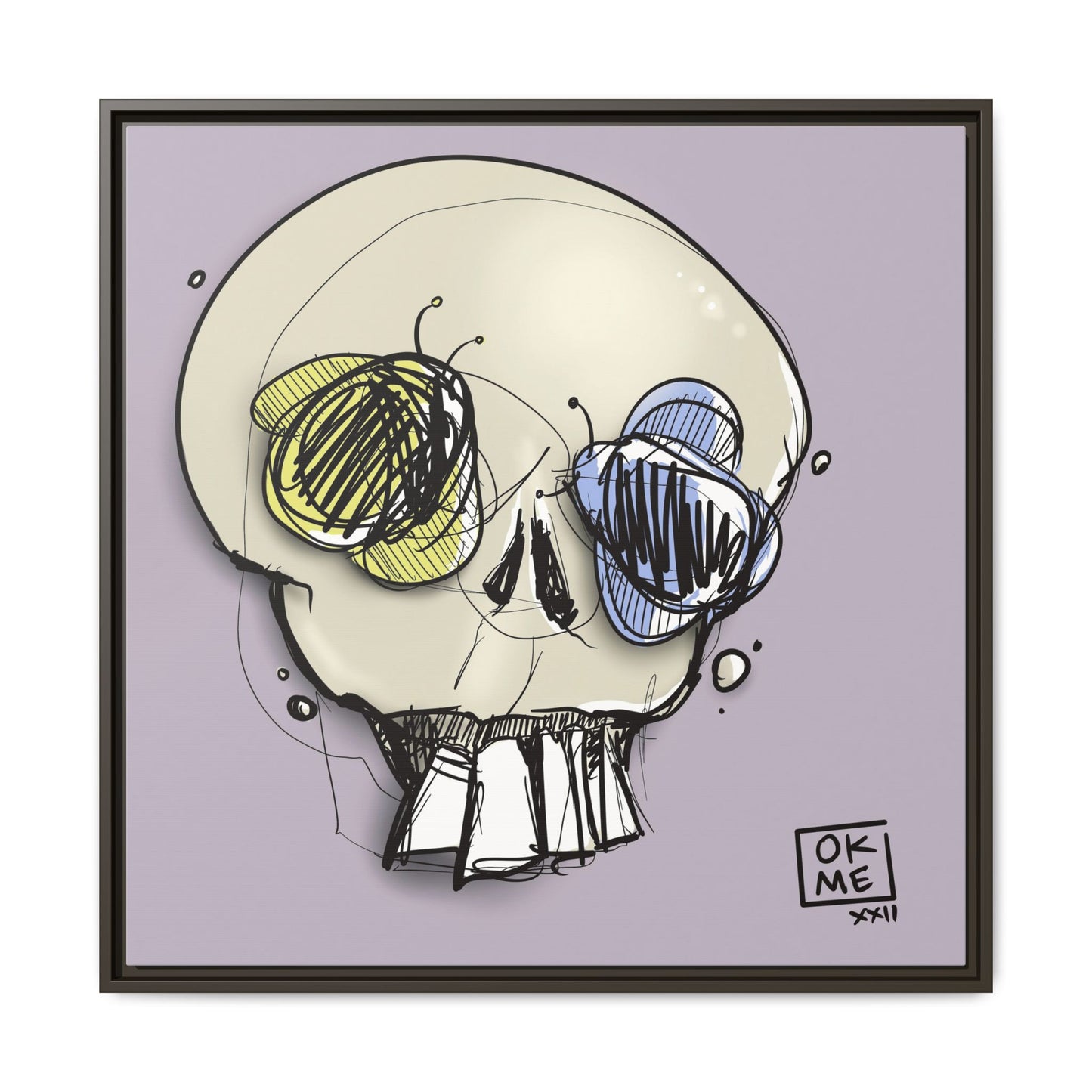 Pearl - Gallery Canvas Wrap, Square Frame