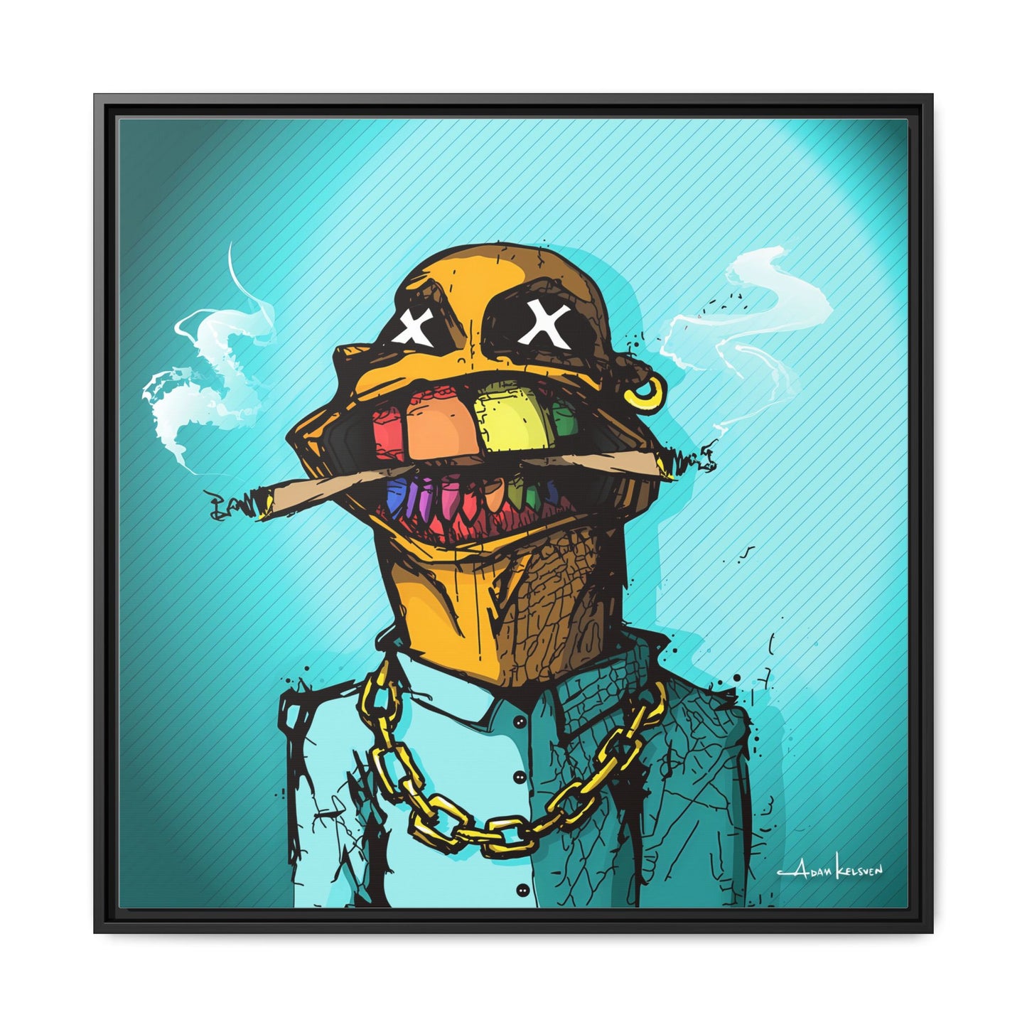 Creep #240 - Gallery Canvas Wraps, Square Frame