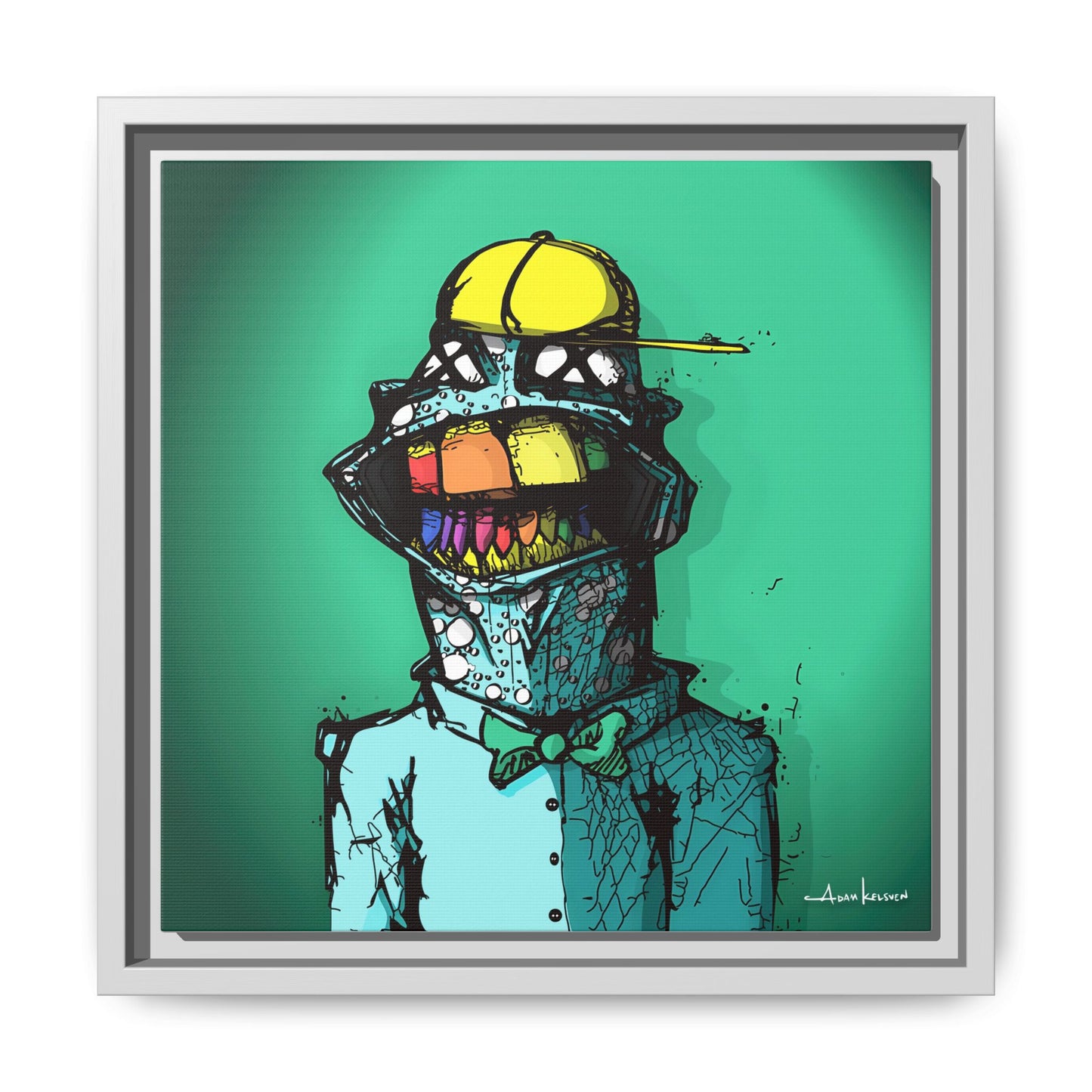 Creep #317 - Gallery Canvas Wraps, Square Frame