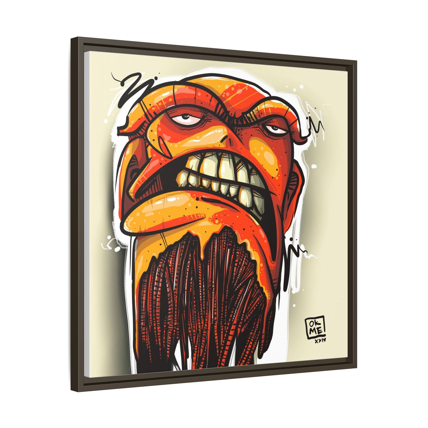 Heavy - Gallery Canvas Wrap, Square Frame