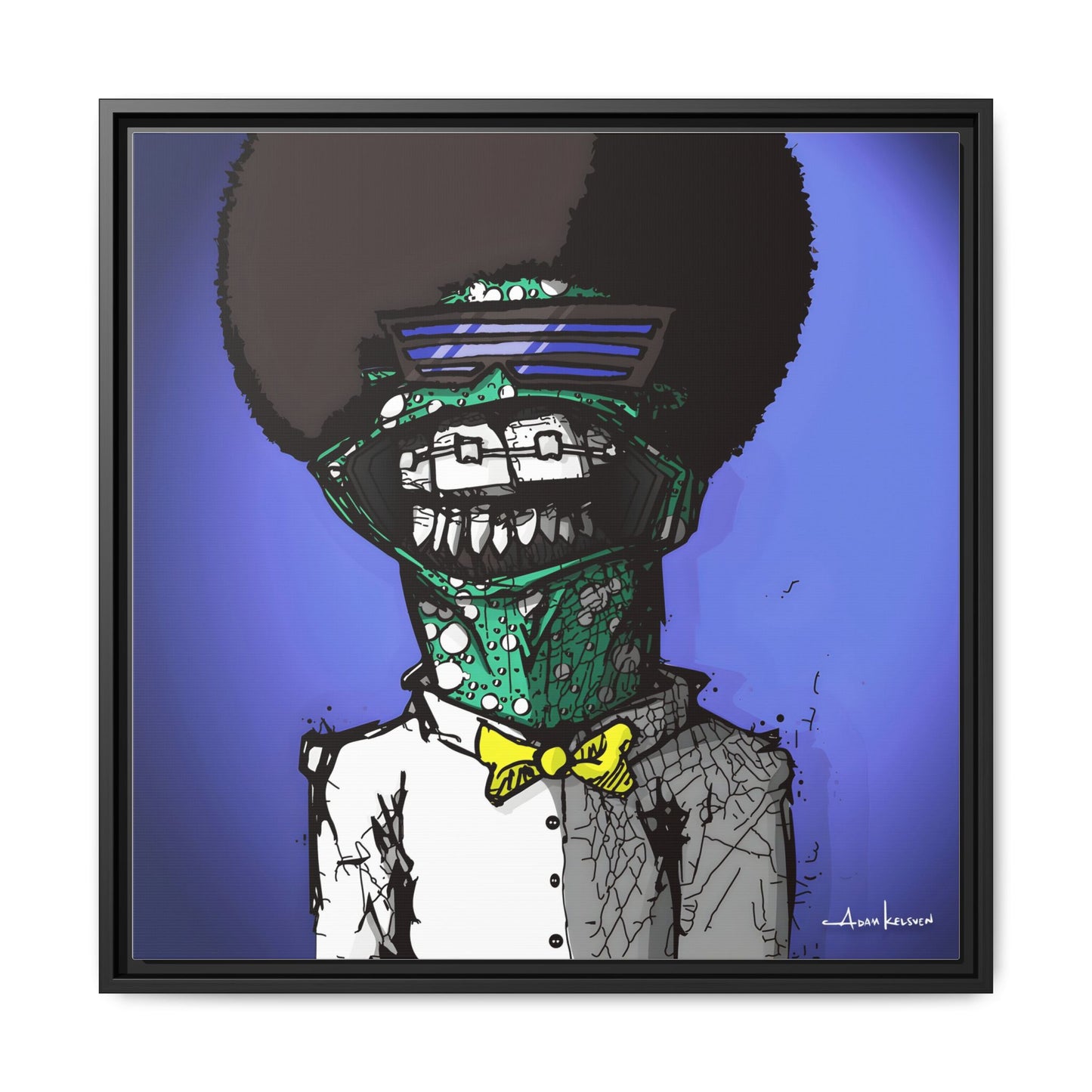 Creep #159 - Gallery Canvas Wraps, Square Frame