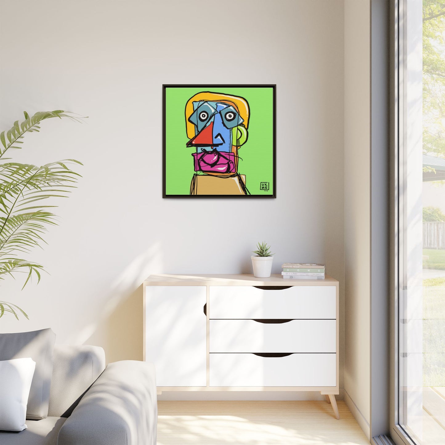 Norbit - Gallery Canvas Wrap, Square Frame