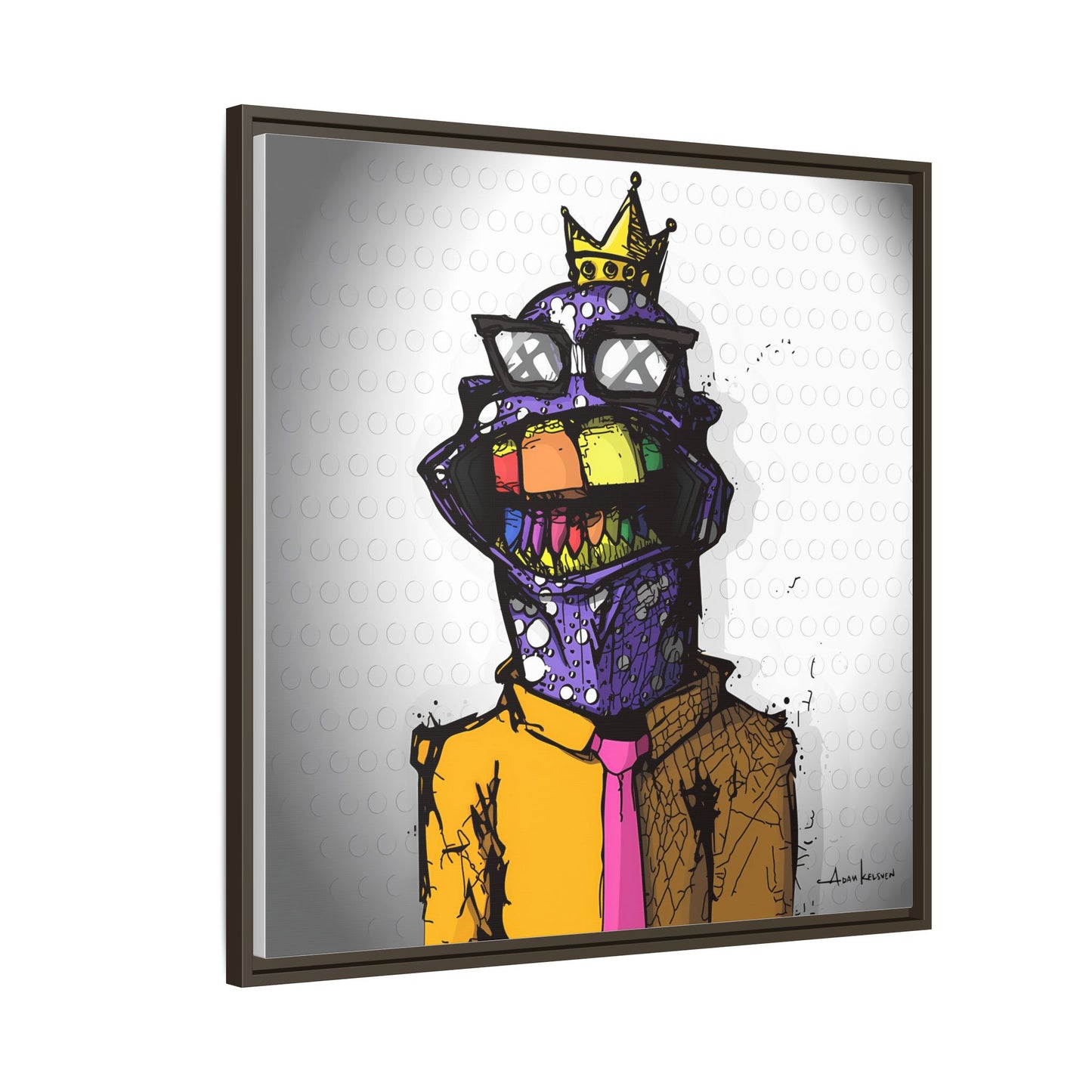 Creep #177 - Gallery Canvas Wraps, Square Frame