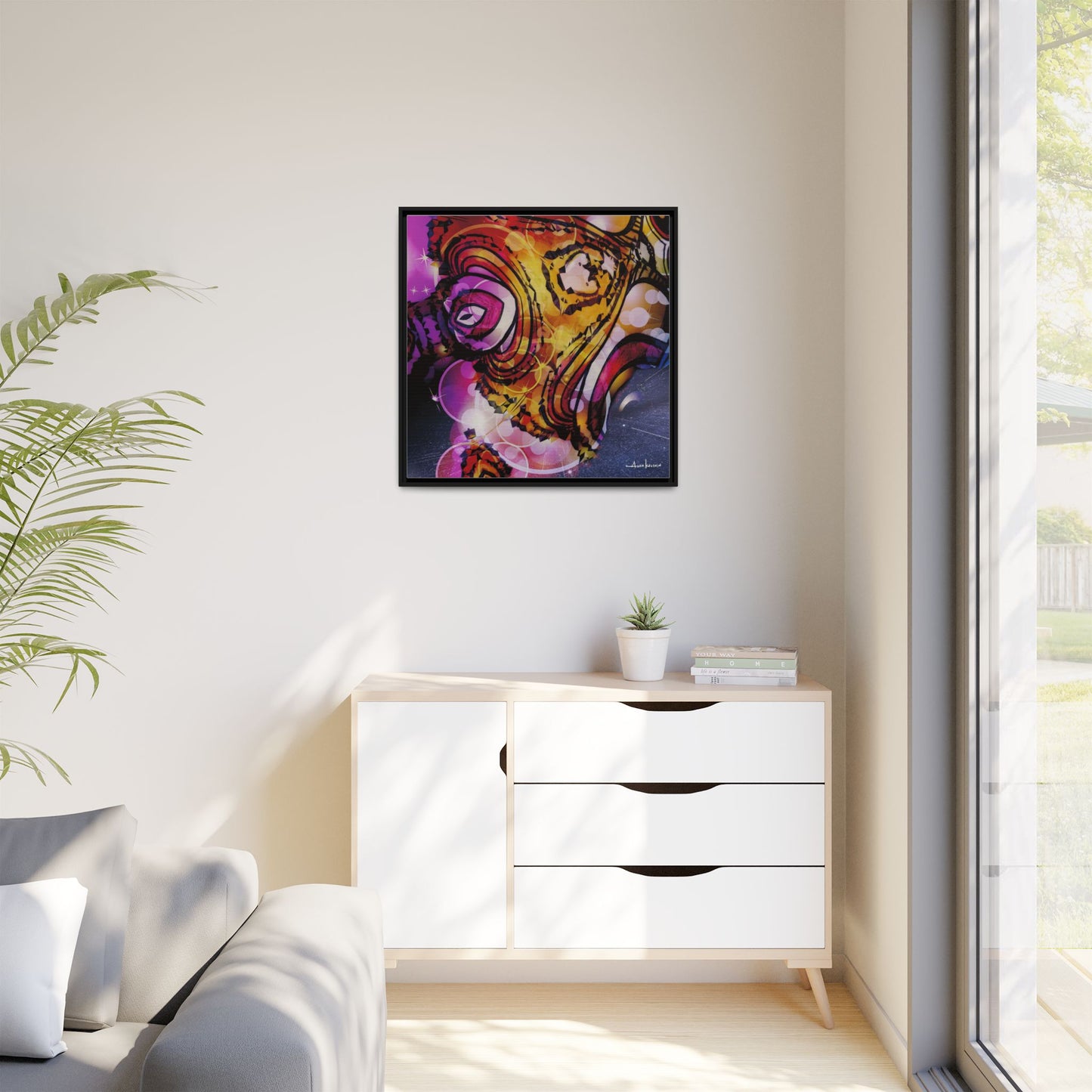 It's Pretty Out There - Gallery Canvas Wrap, Square Frame