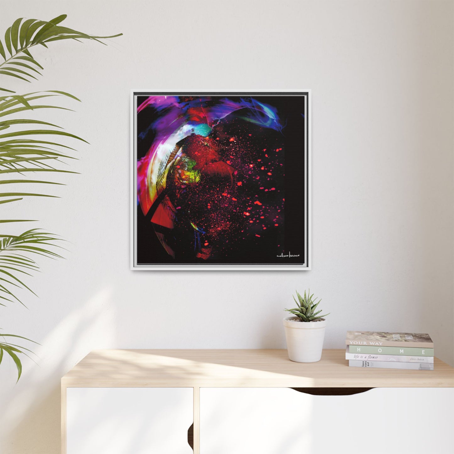 Matrices - Gallery Canvas Wrap, Square Frame