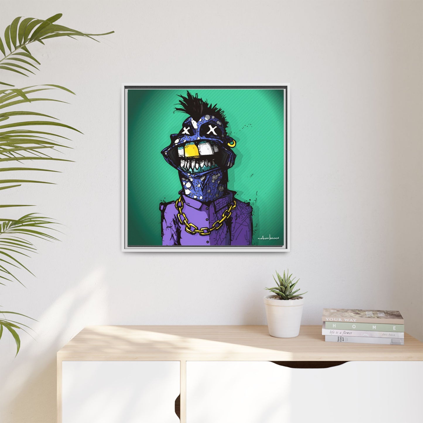 Creep #169 - Gallery Canvas Wraps, Square Frame