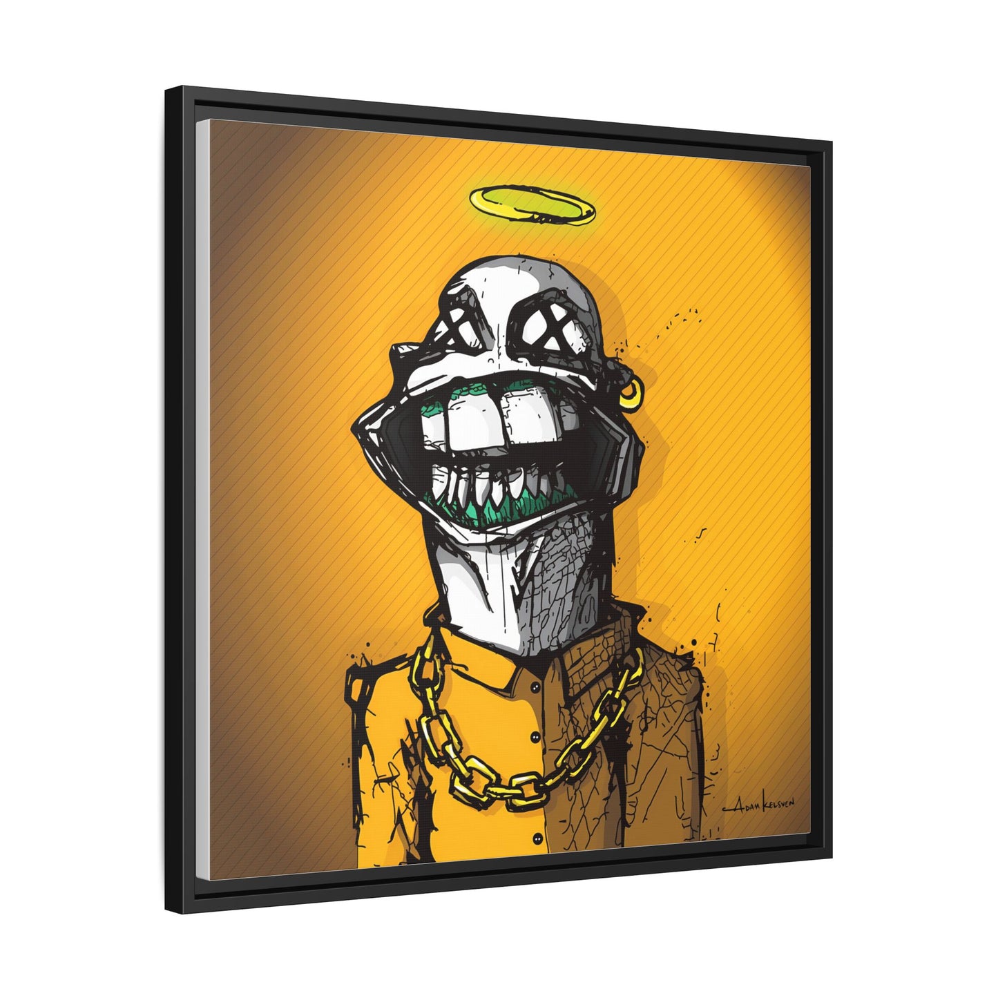Creep #139 - Gallery Canvas Wraps, Square Frame