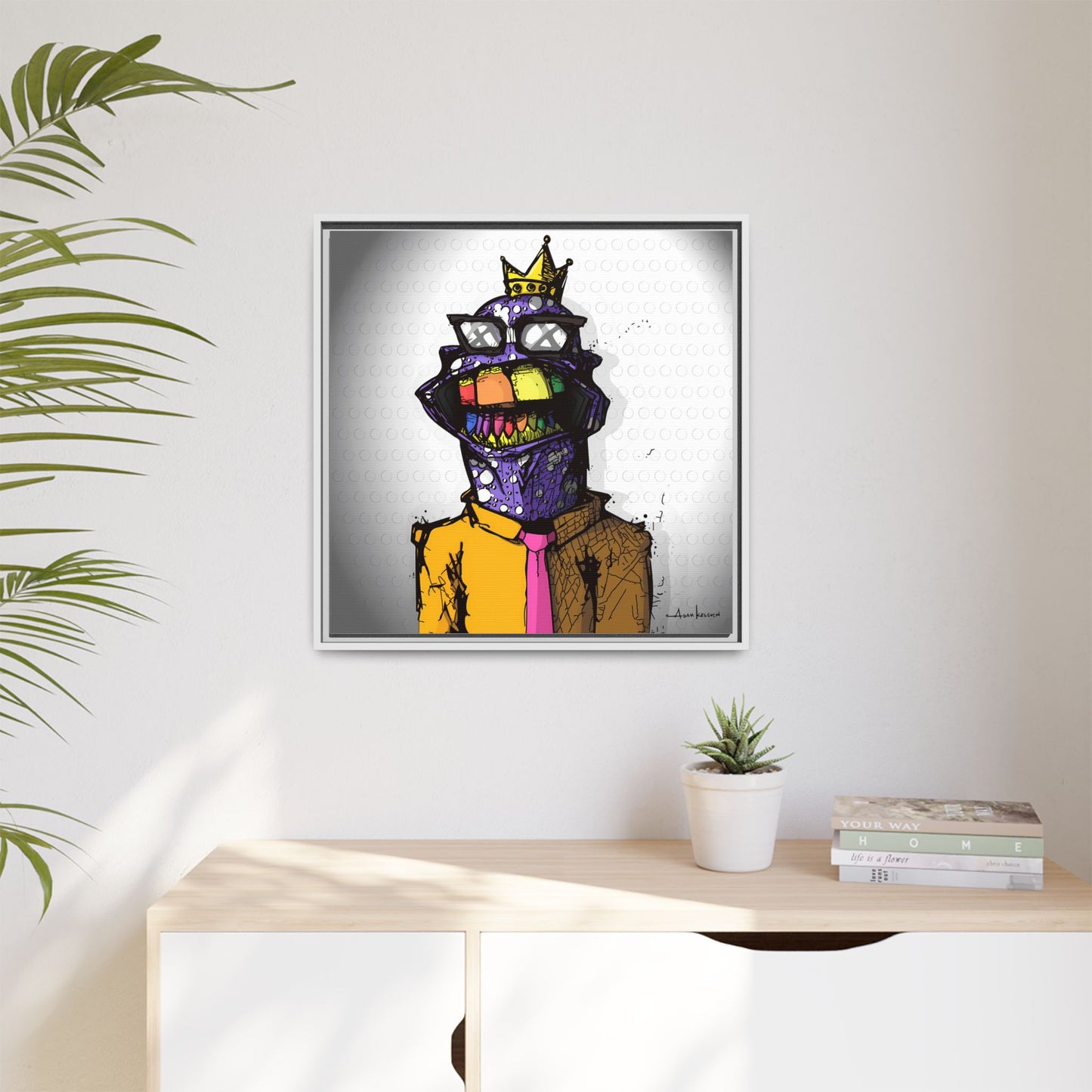 Creep #177 - Gallery Canvas Wraps, Square Frame