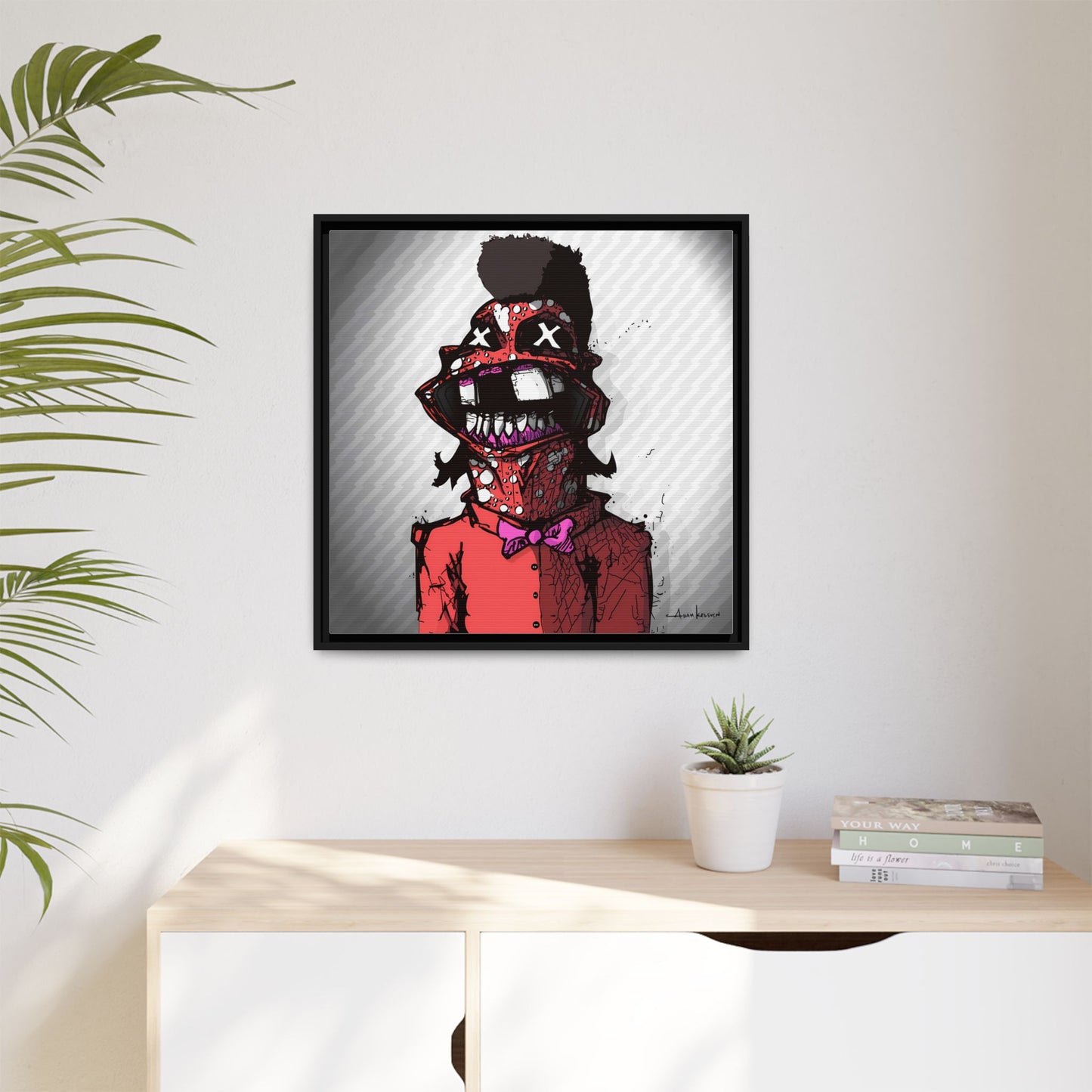 Creep #327 - Gallery Canvas Wraps, Square Frame