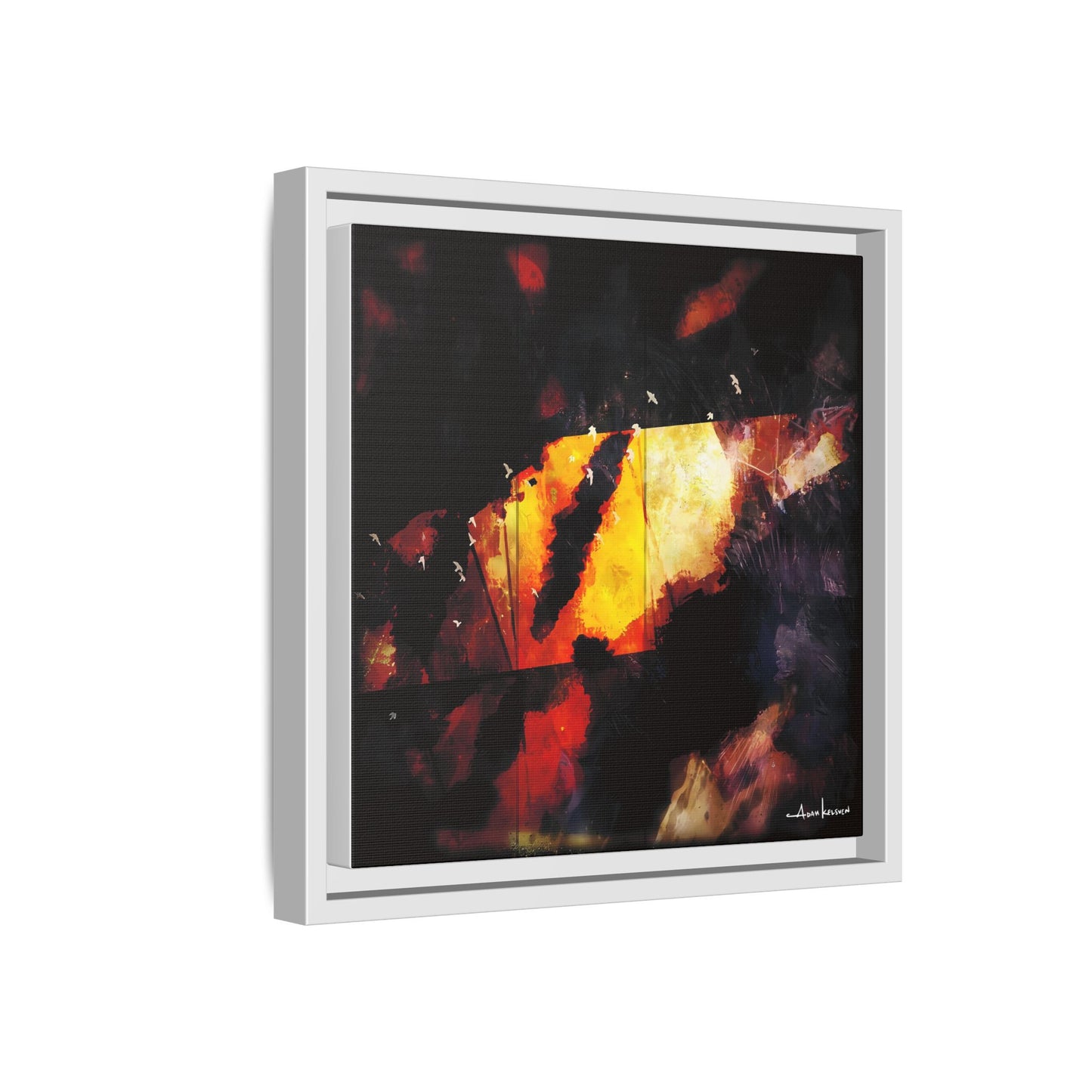 Birds Eye View - Gallery Canvas Wrap, Square Frame