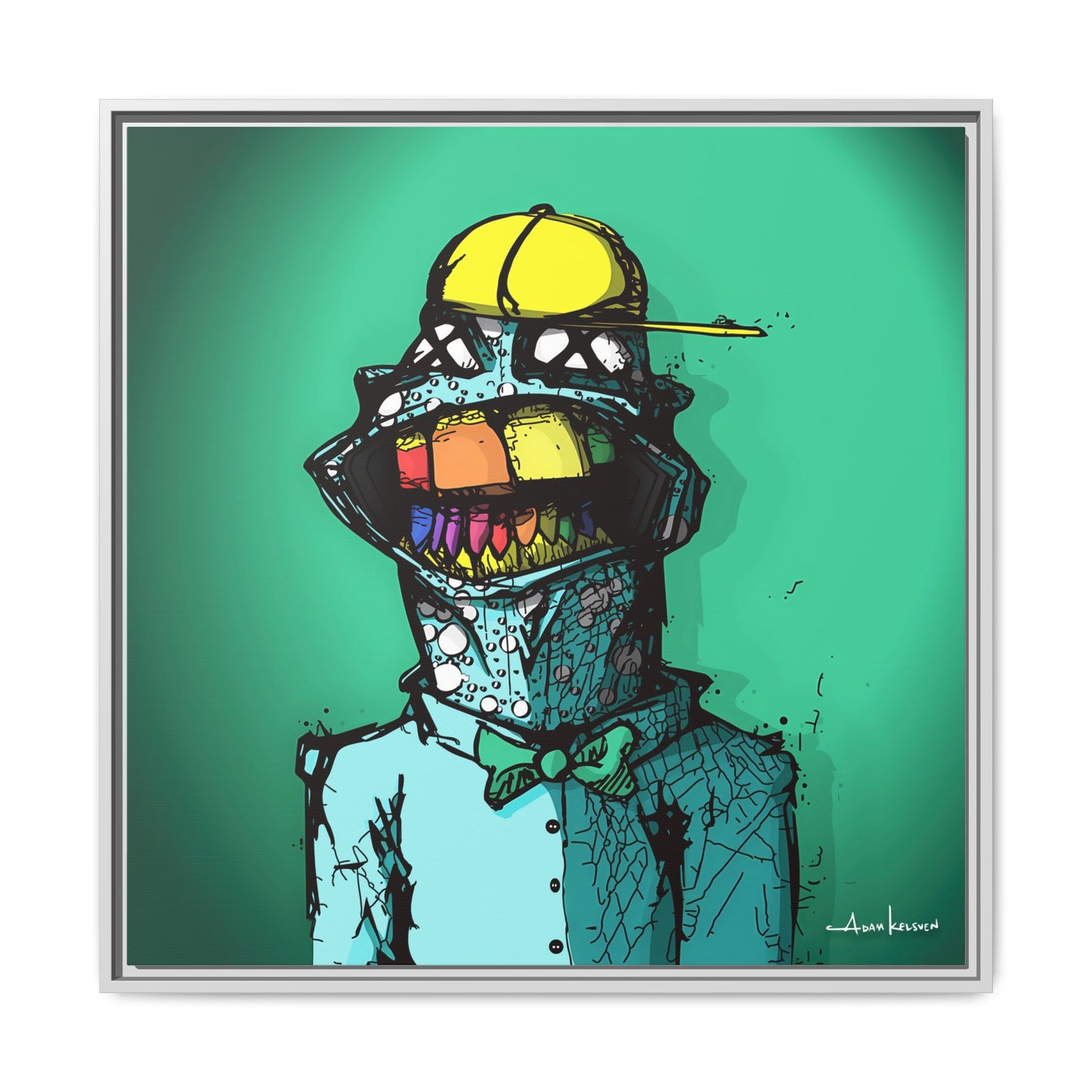 Creep #317 - Gallery Canvas Wraps, Square Frame