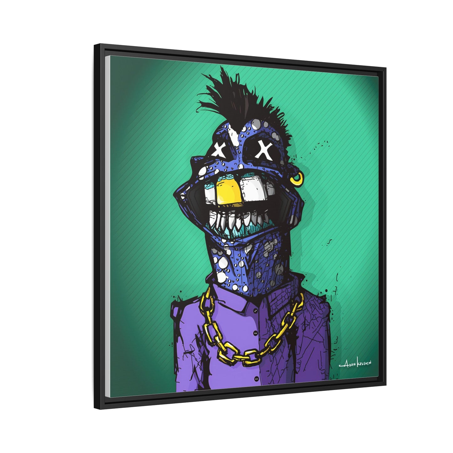 Creep #169 - Gallery Canvas Wraps, Square Frame