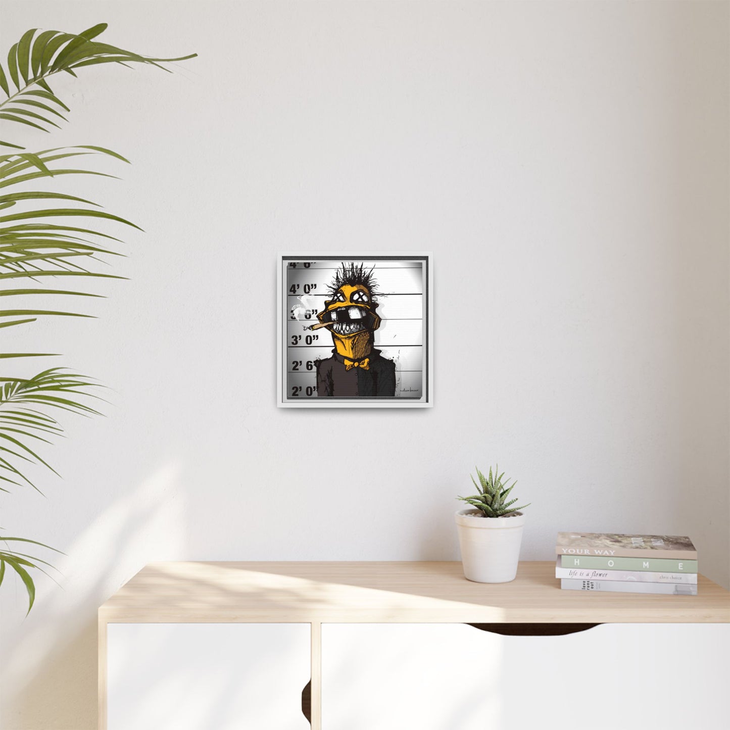 Creep #323 - Gallery Canvas Wraps, Square Frame