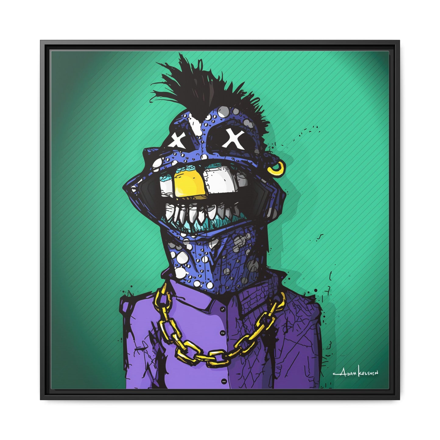 Creep #169 - Gallery Canvas Wraps, Square Frame