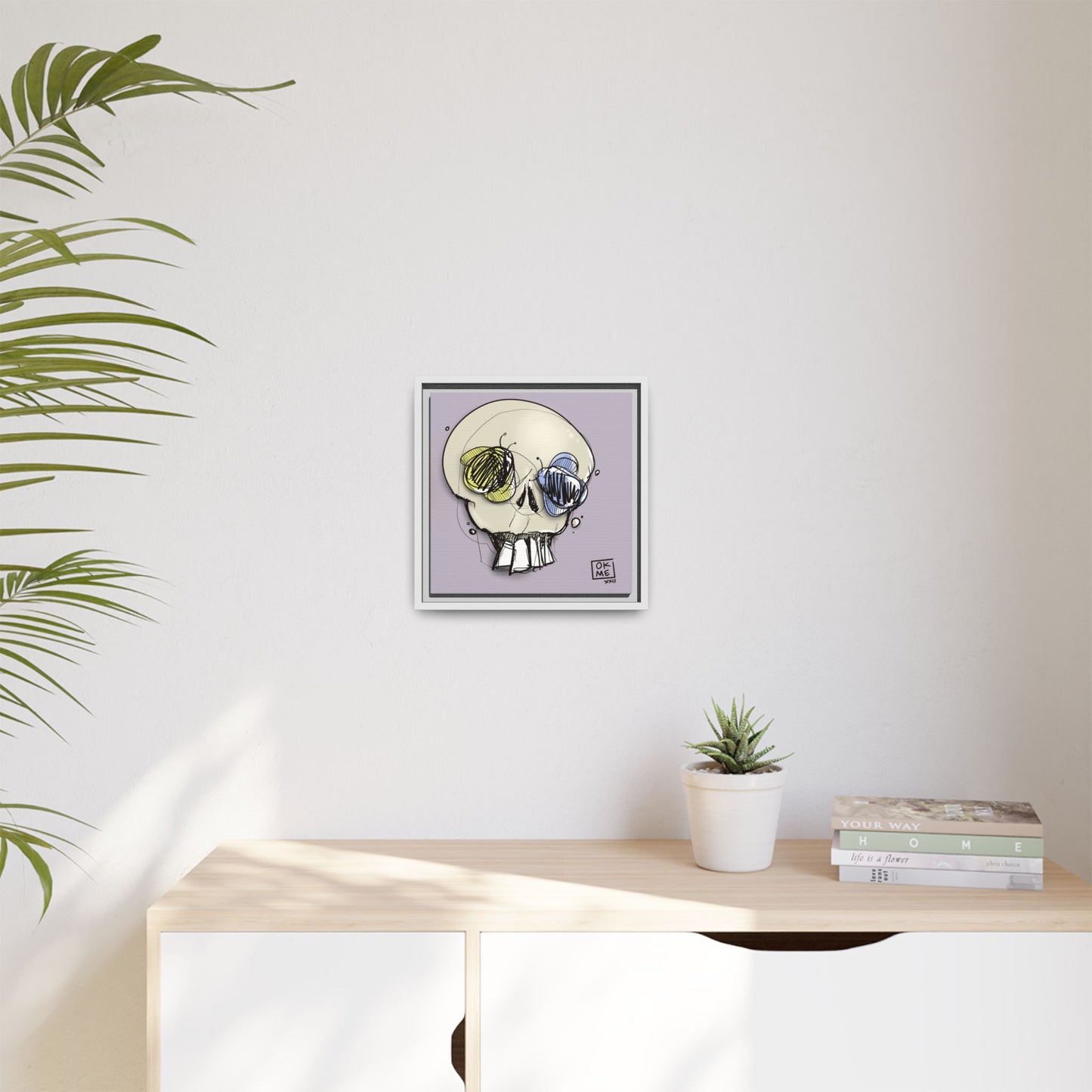 Pearl - Gallery Canvas Wrap, Square Frame