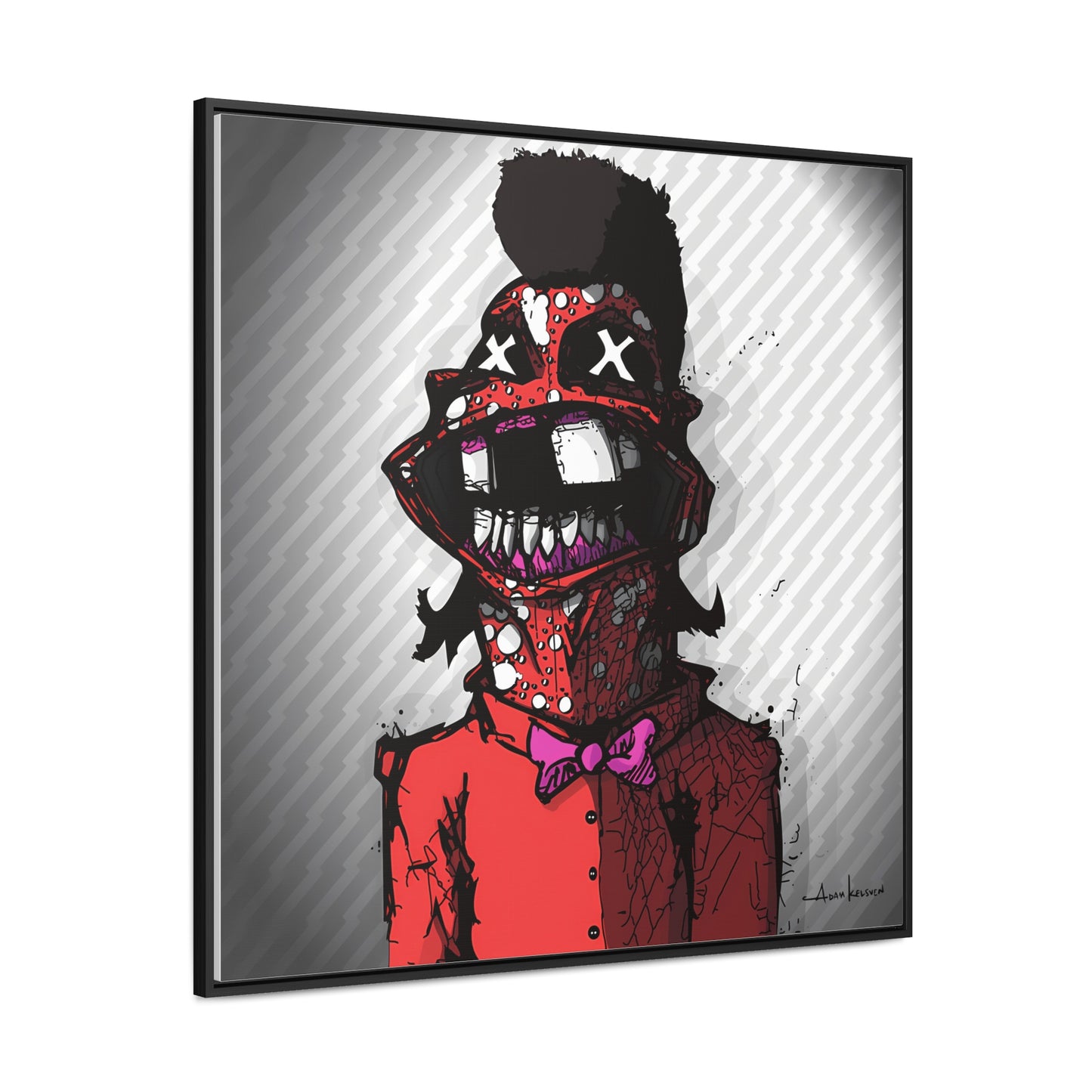 Creep #327 - Canvas Print, Square Frame