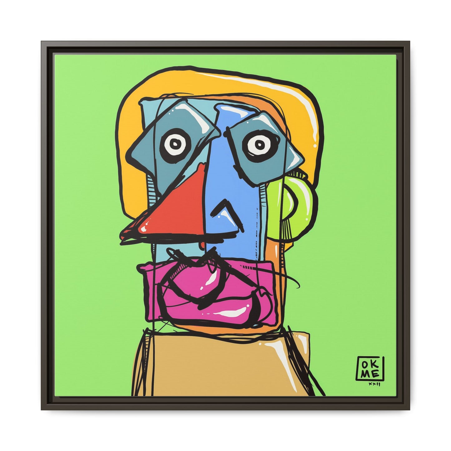 Norbit - Gallery Canvas Wrap, Square Frame