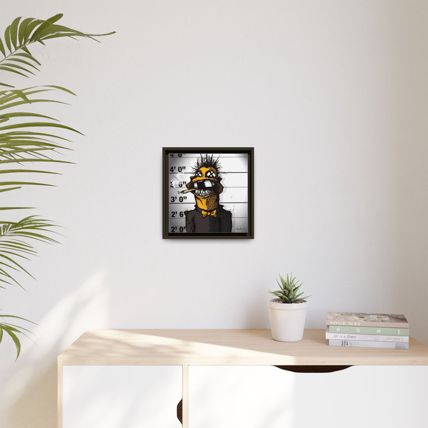 Creep #323 - Gallery Canvas Wraps, Square Frame