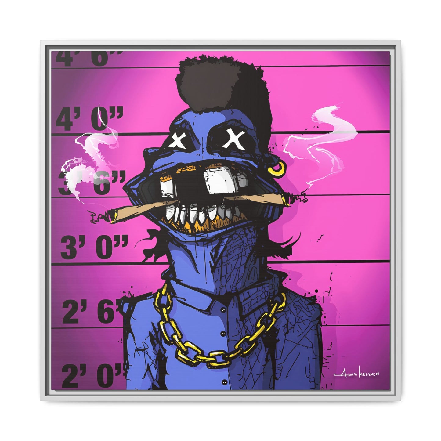 Creep #326 - Gallery Canvas Wraps, Square Frame
