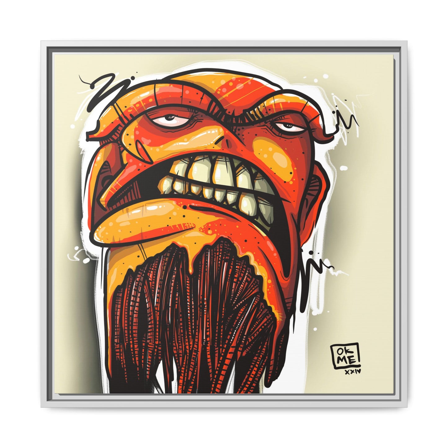 Heavy - Gallery Canvas Wrap, Square Frame