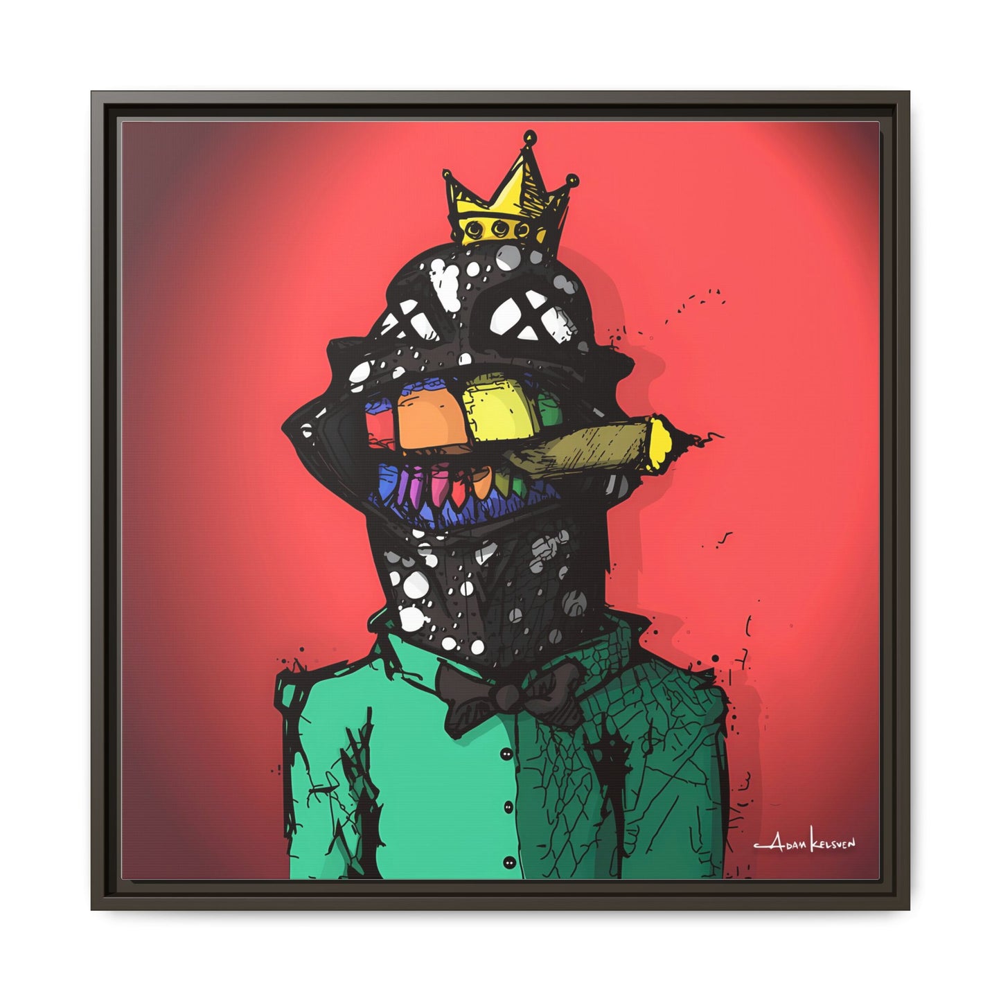 Creep #197 - Gallery Canvas Wraps, Square Frame