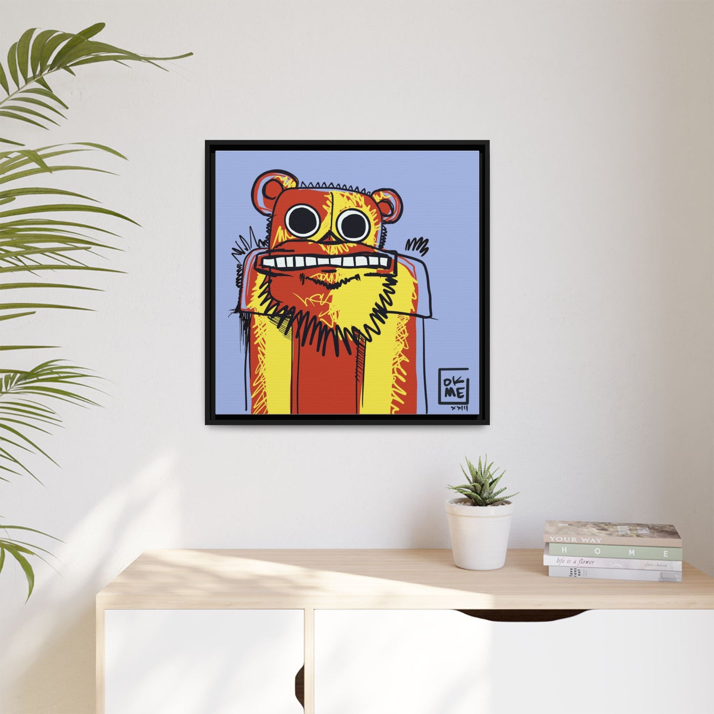 Pupils - Gallery Canvas Wrap, Square Frame