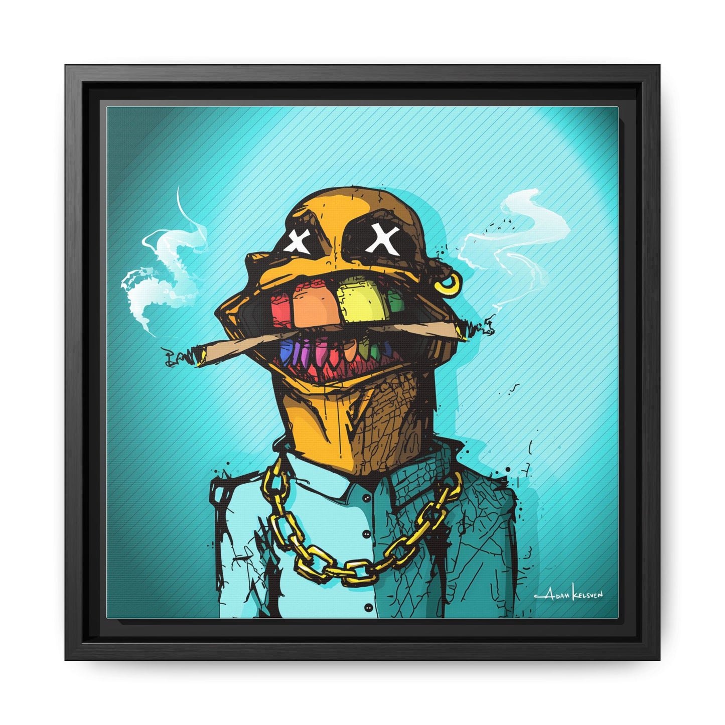 Creep #240 - Gallery Canvas Wraps, Square Frame