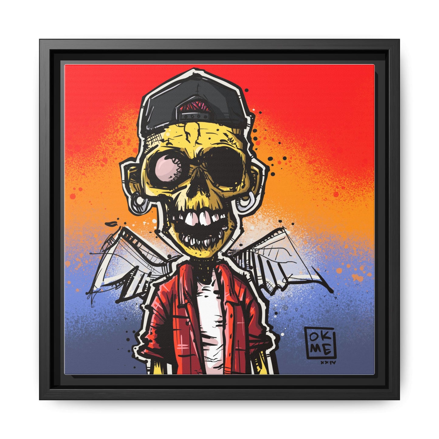Scapula - Gallery Canvas Wrap, Square Frame