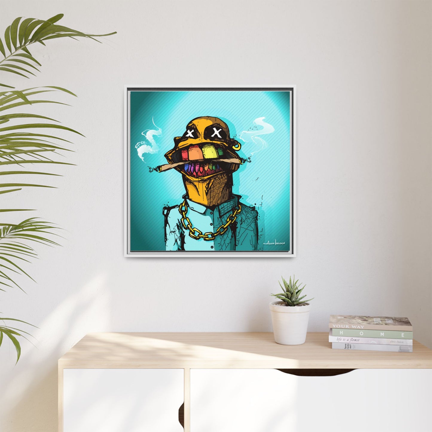 Creep #240 - Gallery Canvas Wraps, Square Frame