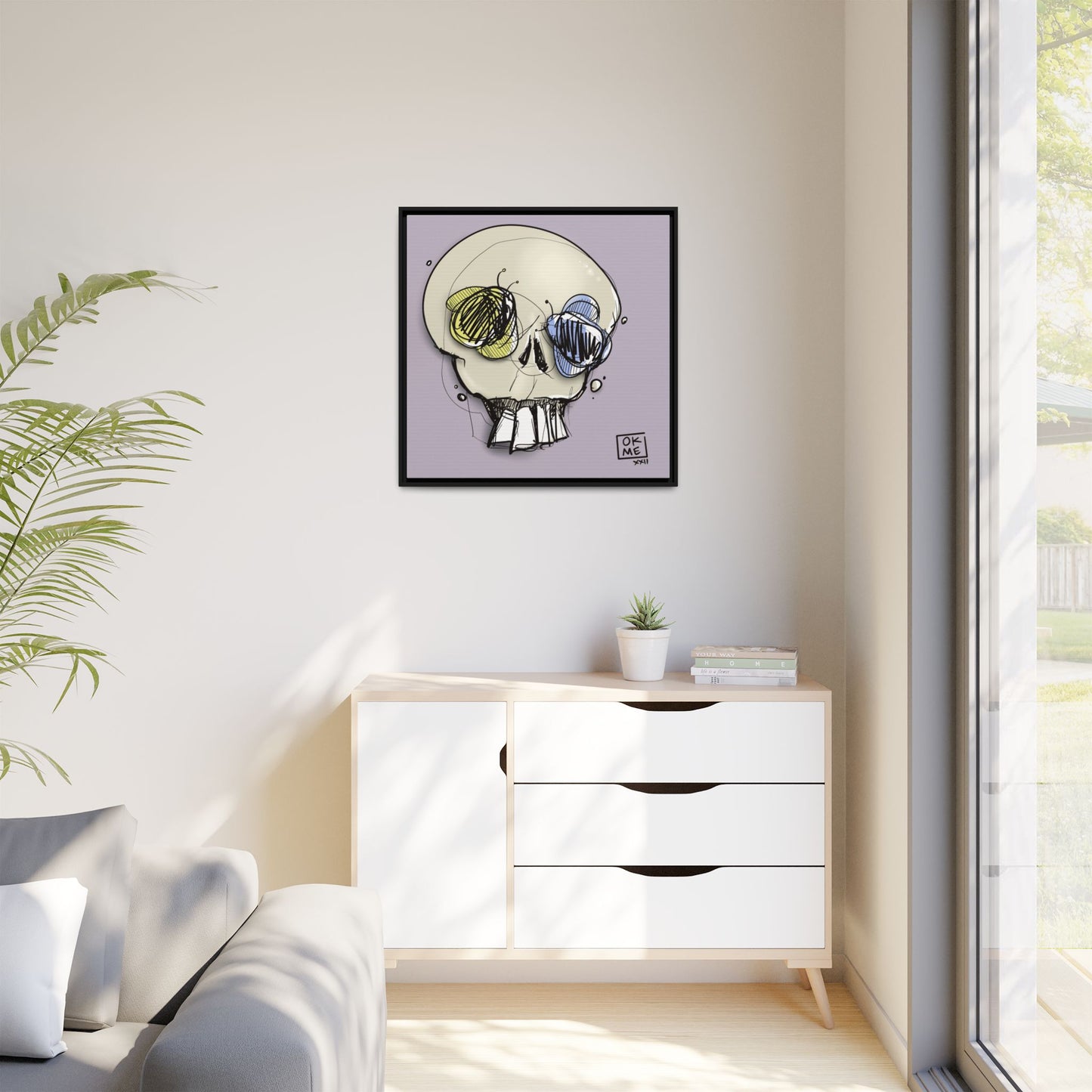 Pearl - Gallery Canvas Wrap, Square Frame