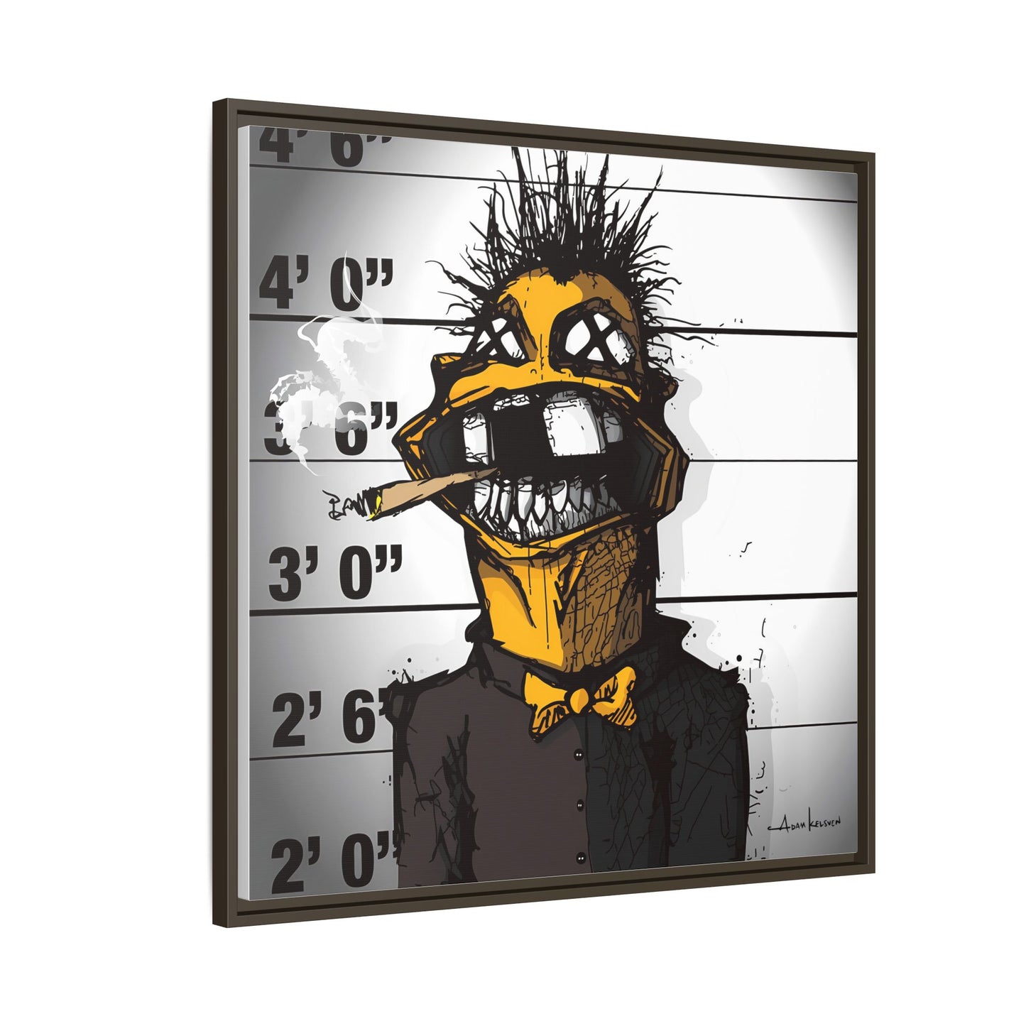 Creep #323 - Gallery Canvas Wraps, Square Frame