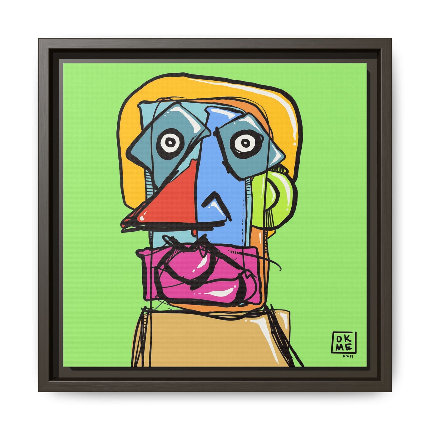 Norbit - Gallery Canvas Wrap, Square Frame
