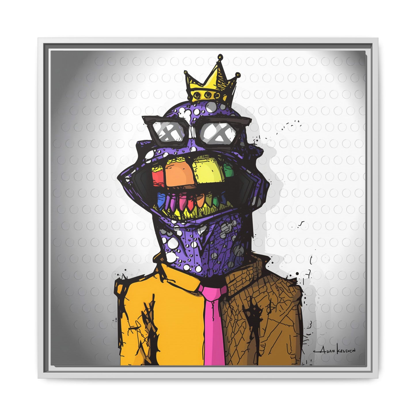 Creep #177 - Gallery Canvas Wraps, Square Frame