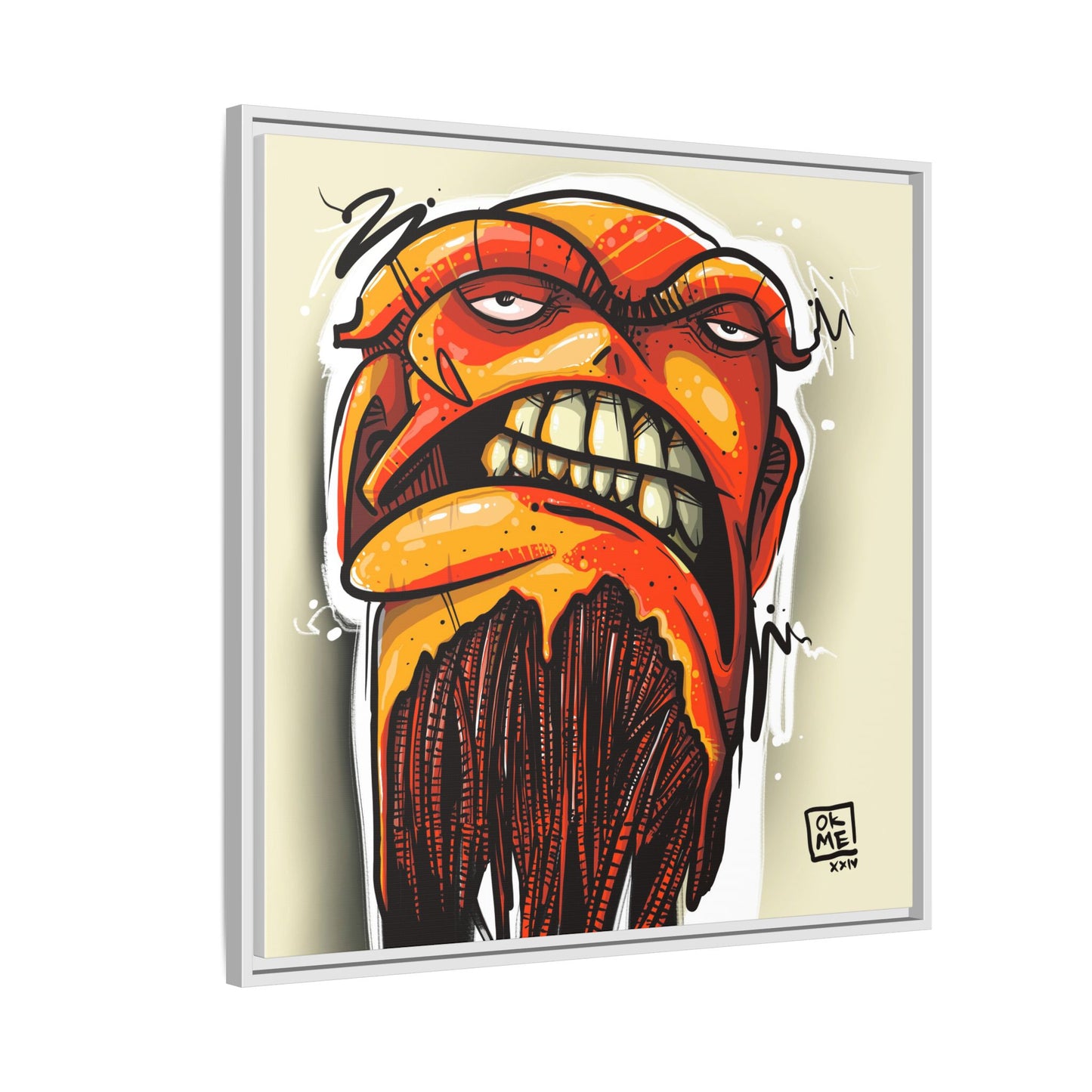 Heavy - Gallery Canvas Wrap, Square Frame