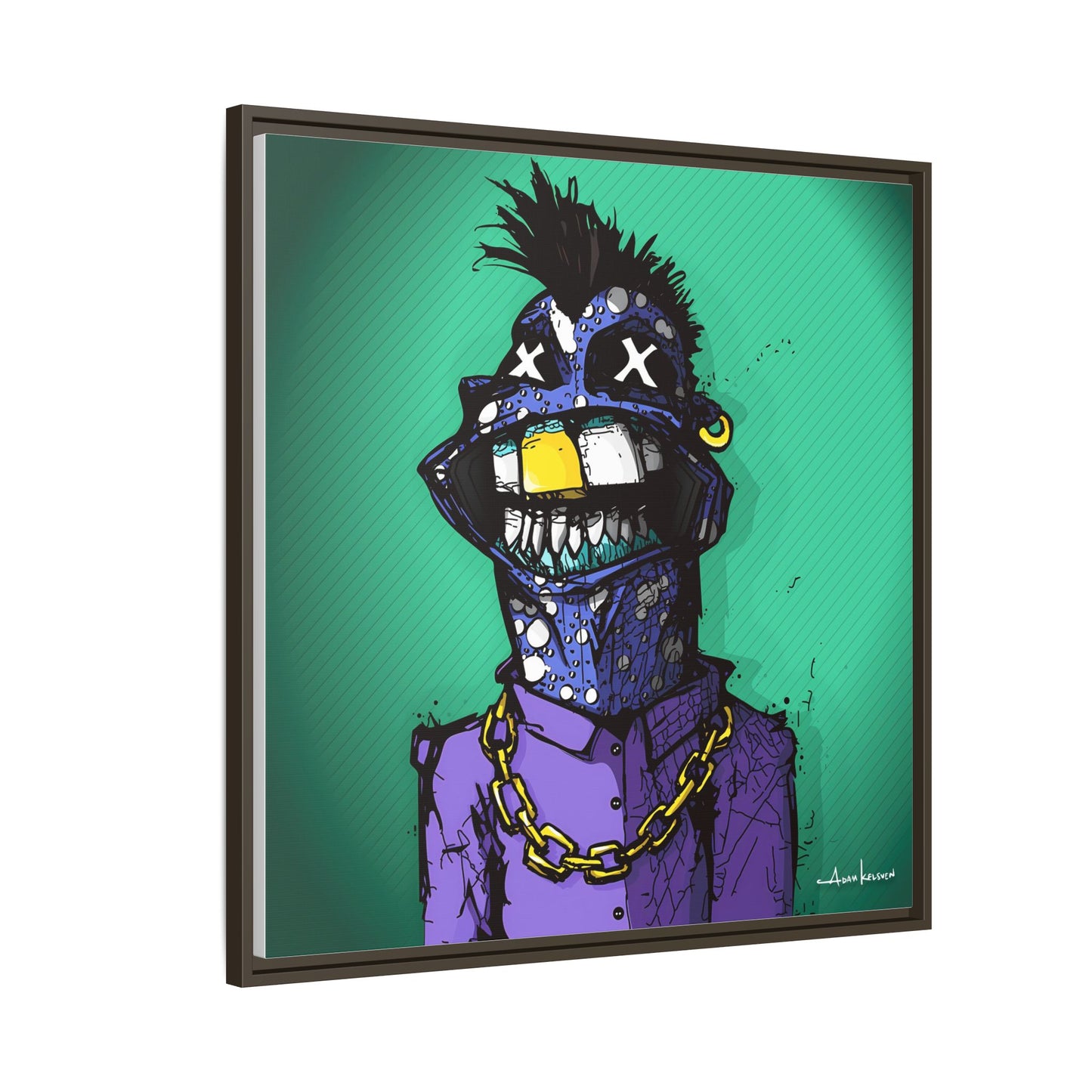 Creep #169 - Gallery Canvas Wraps, Square Frame