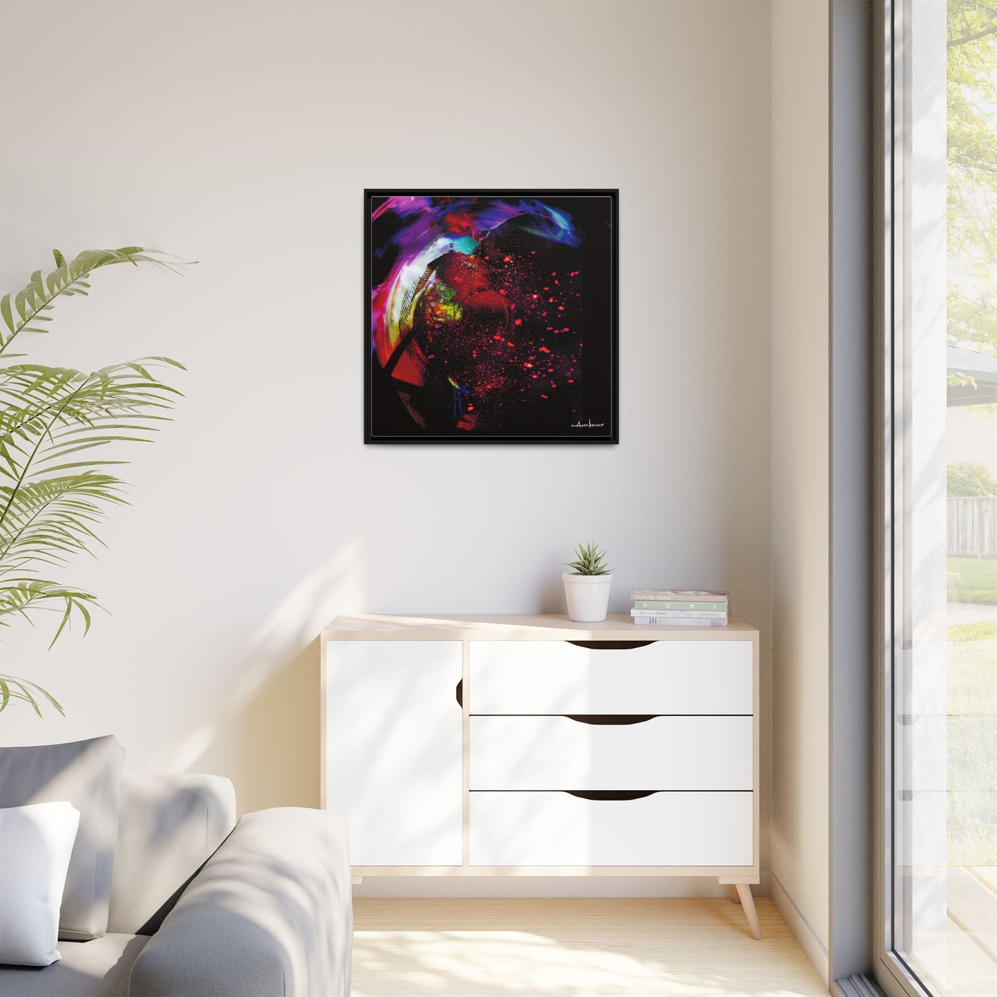 Matrices - Gallery Canvas Wrap, Square Frame