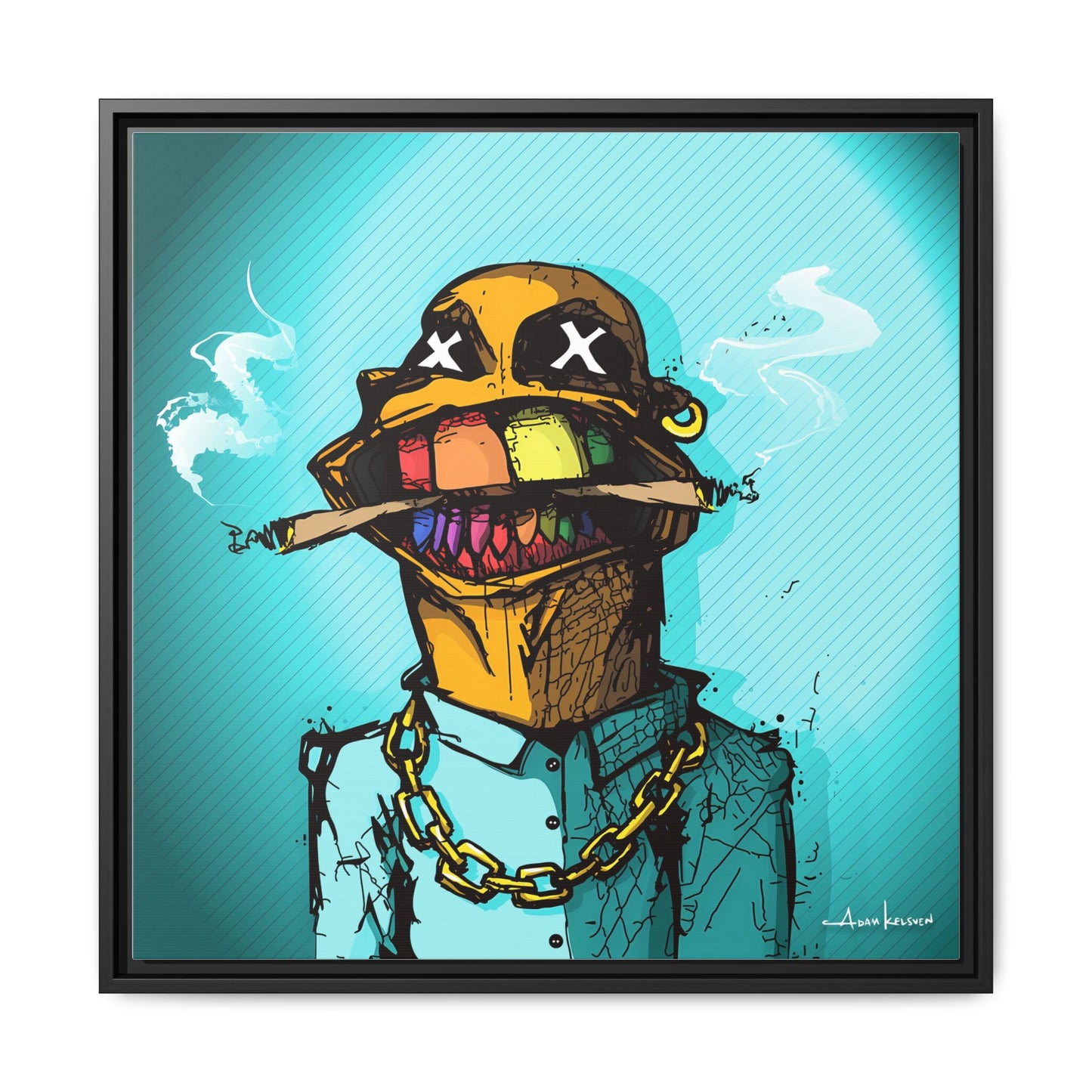 Creep #240 - Gallery Canvas Wraps, Square Frame
