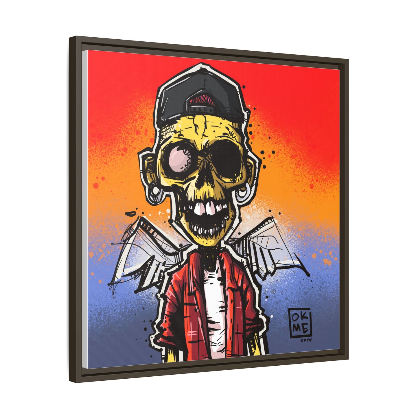 Scapula - Gallery Canvas Wrap, Square Frame