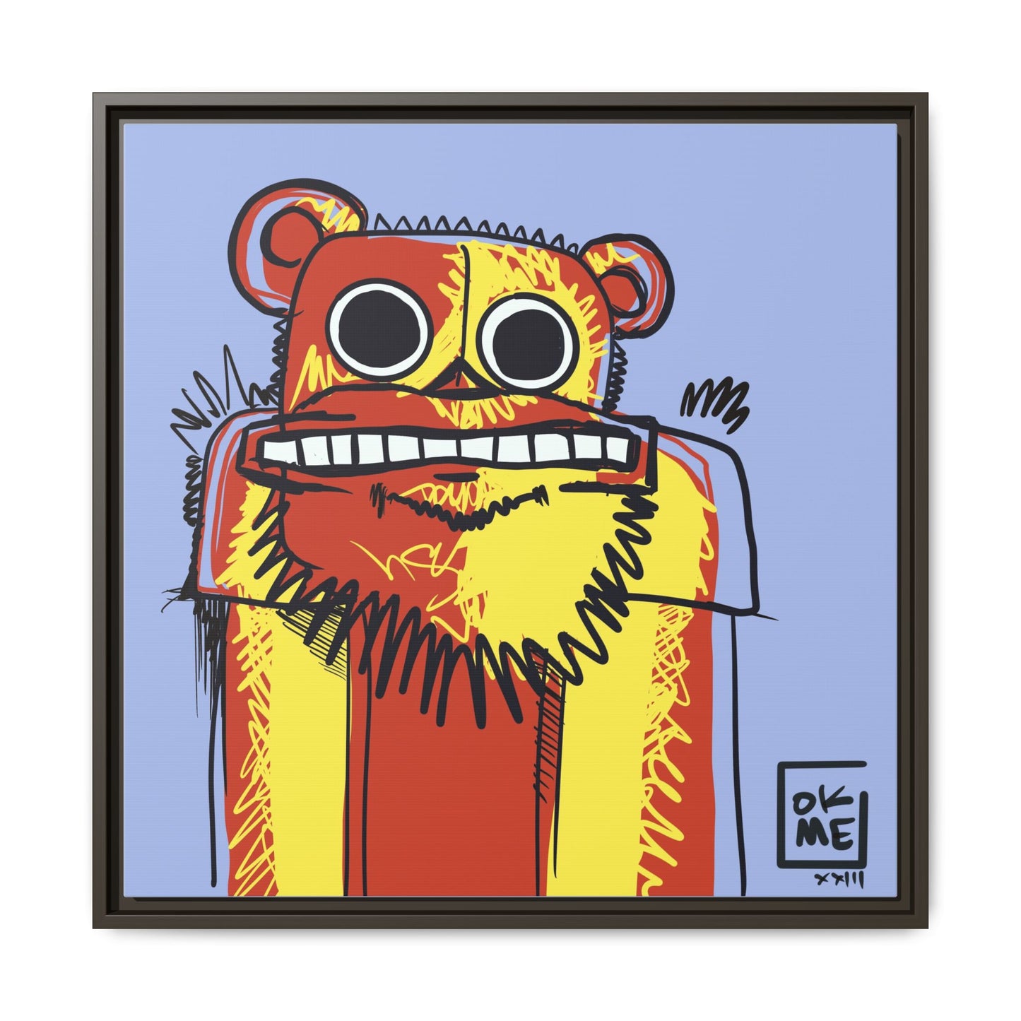 Pupils - Gallery Canvas Wrap, Square Frame