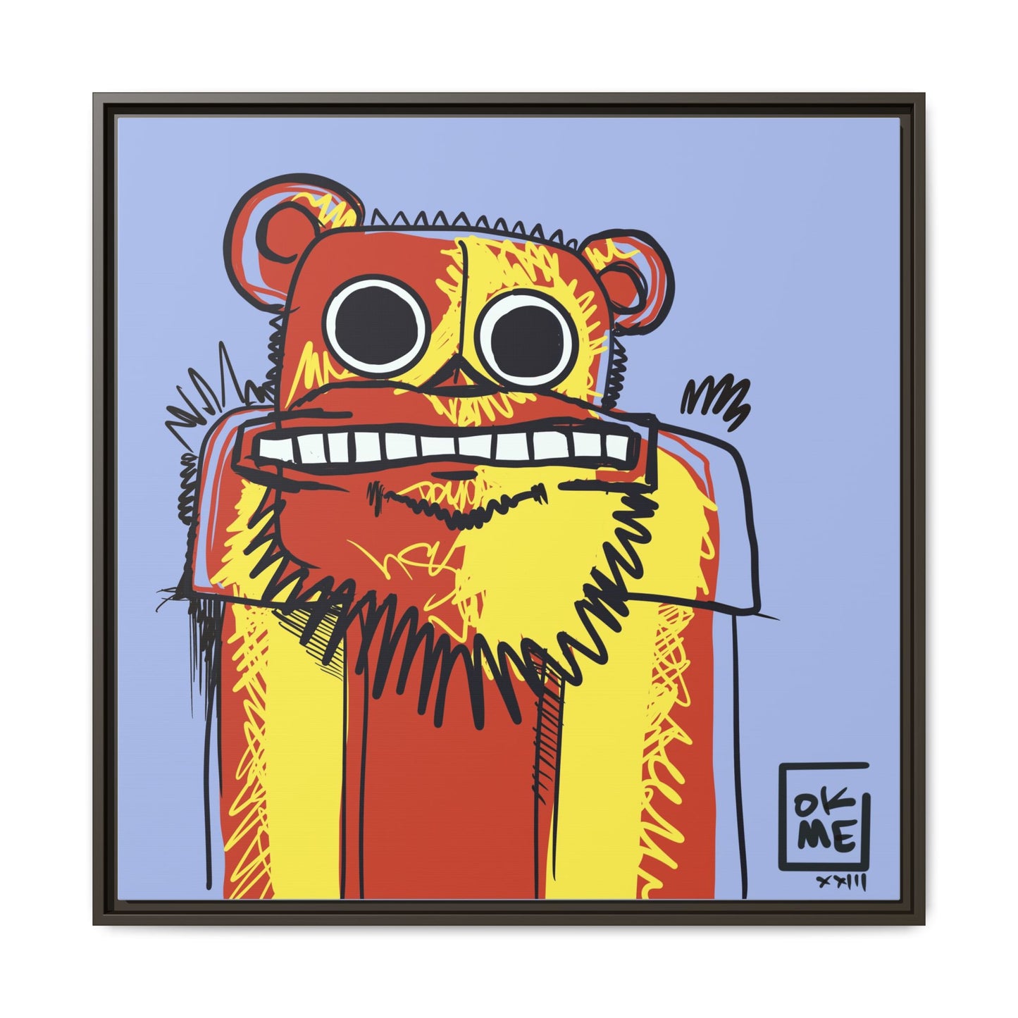 Pupils - Gallery Canvas Wrap, Square Frame