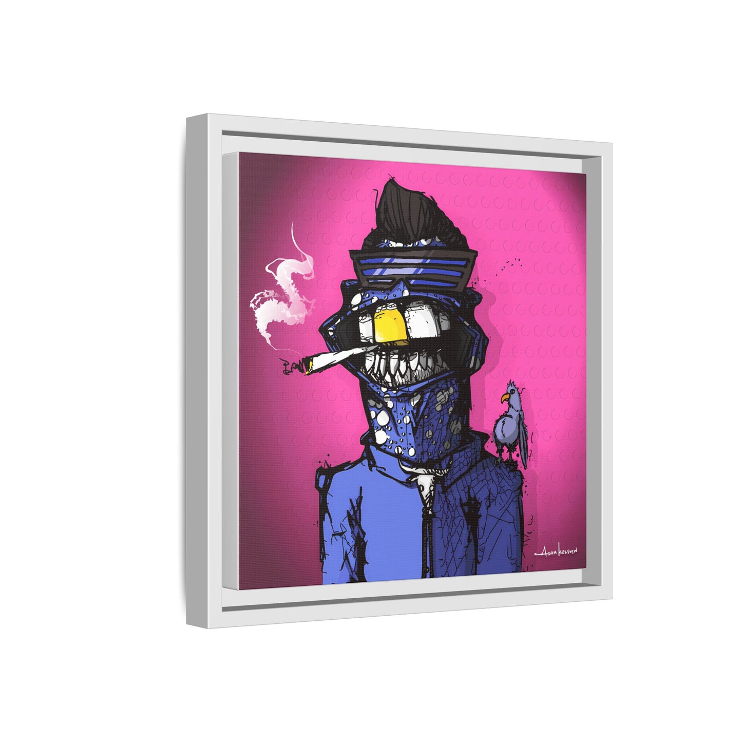 Creep #022 - Gallery Canvas Wraps, Square Frame