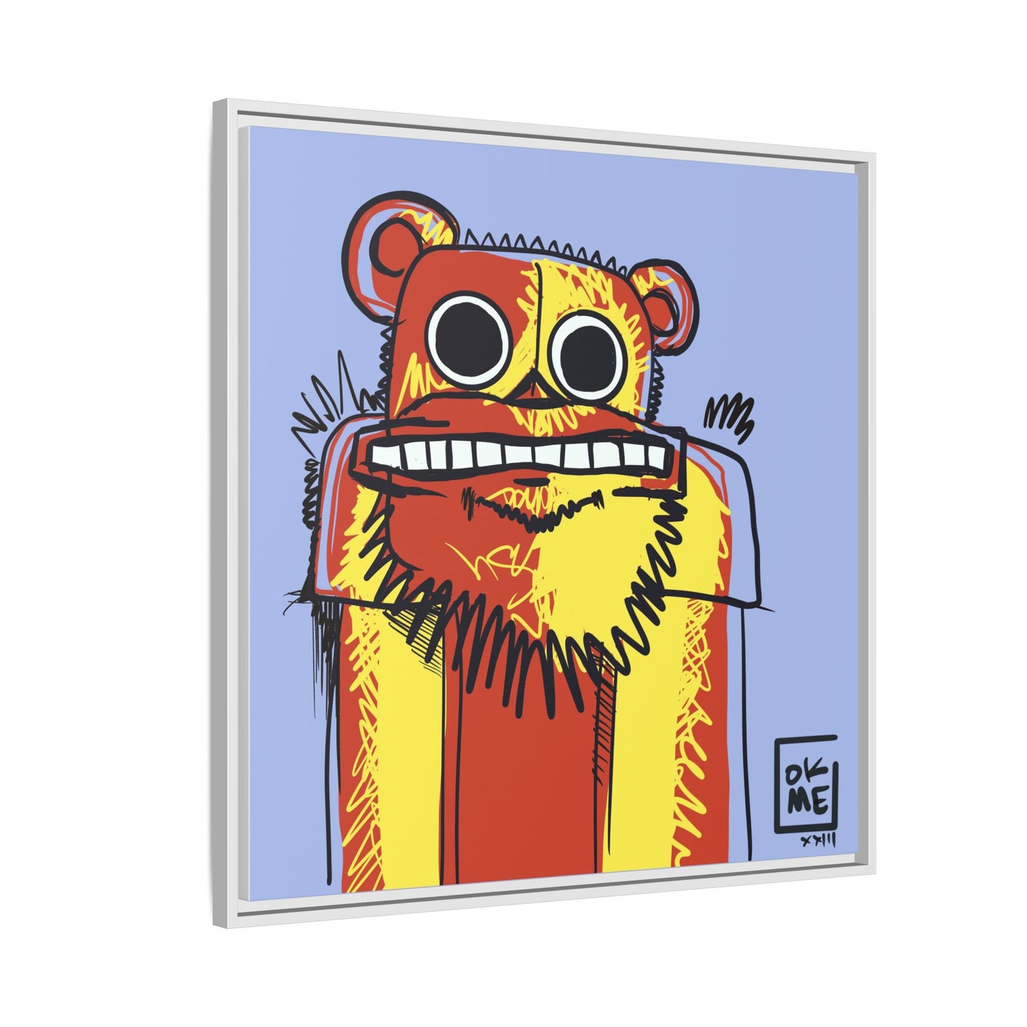 Pupils - Gallery Canvas Wrap, Square Frame