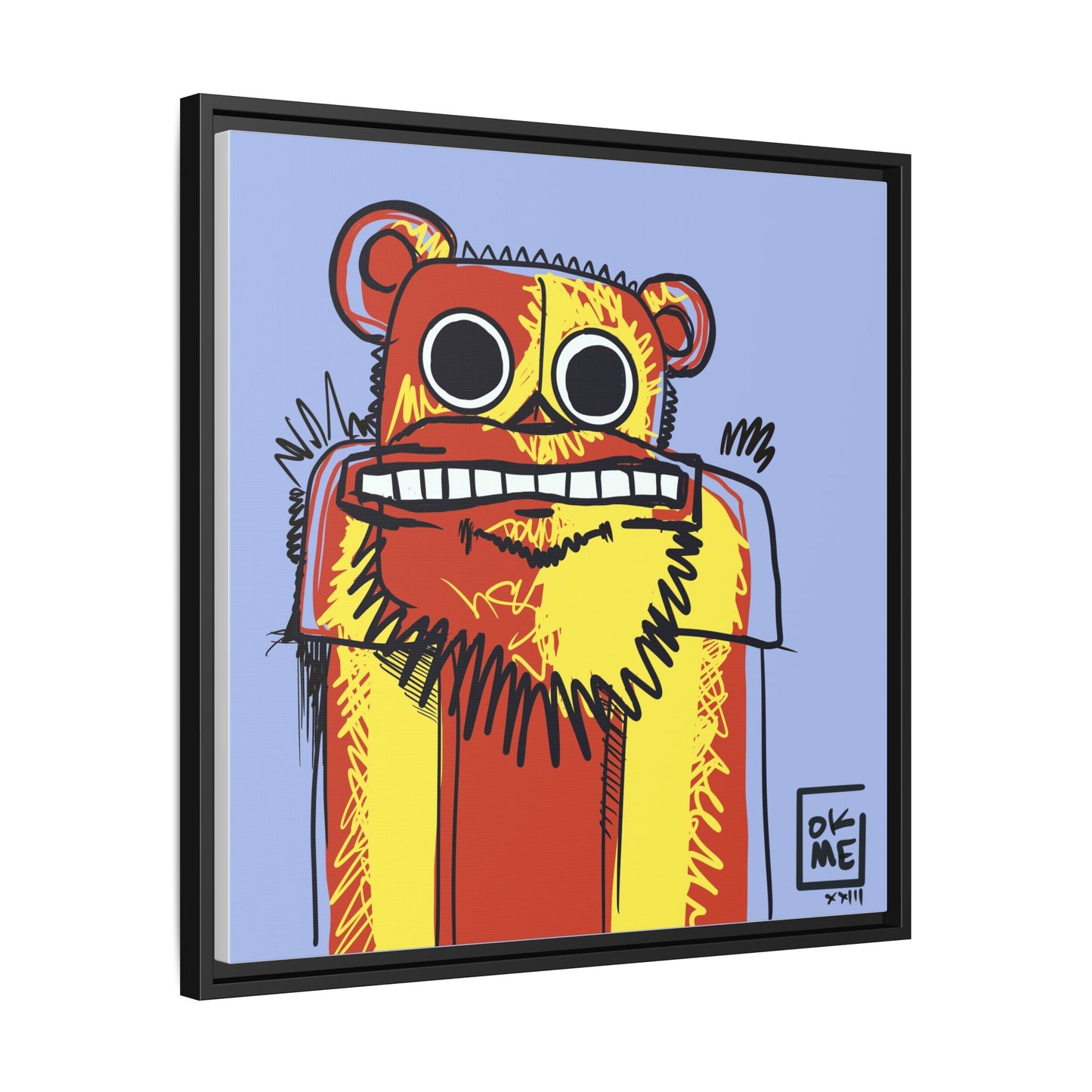 Pupils - Gallery Canvas Wrap, Square Frame