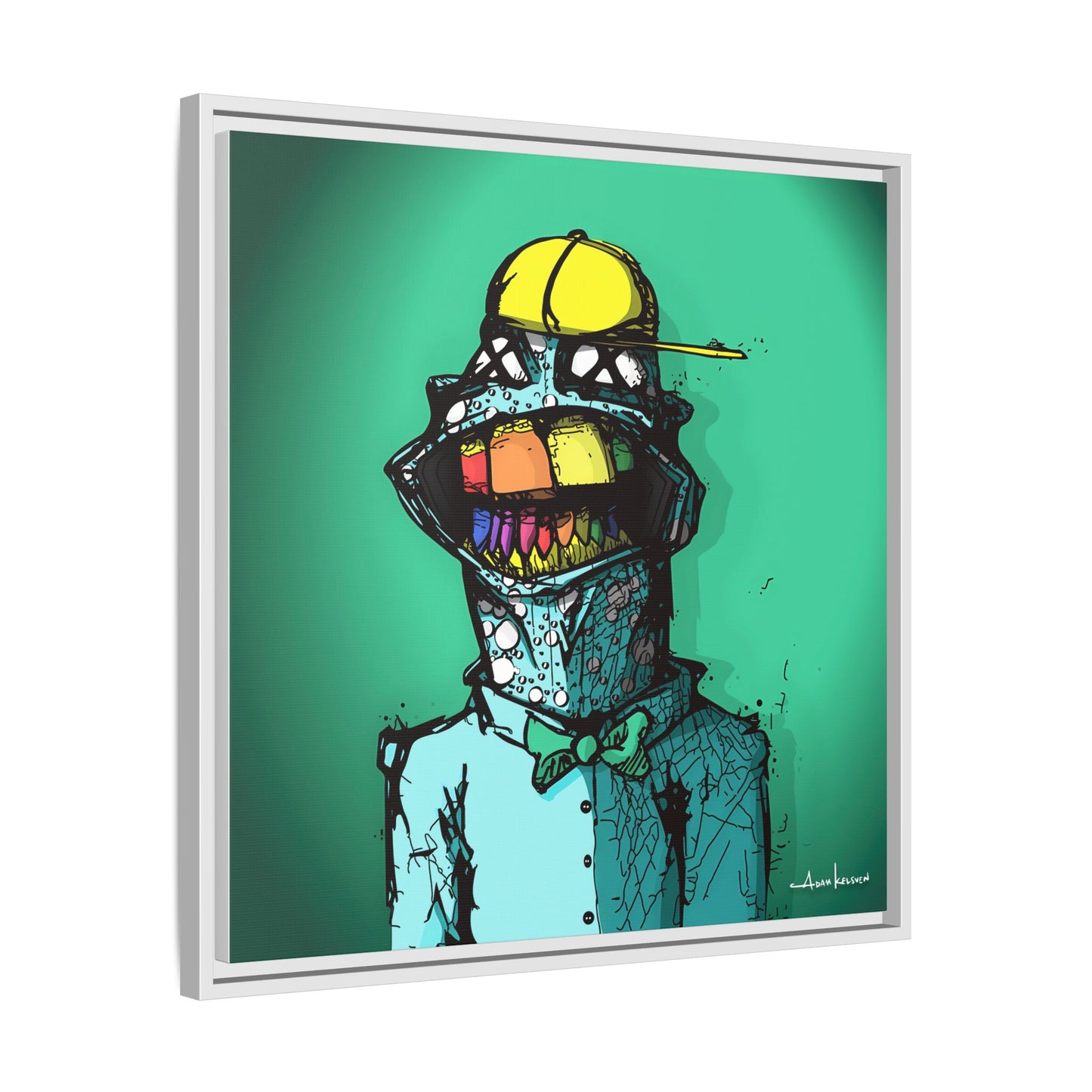 Creep #317 - Gallery Canvas Wraps, Square Frame
