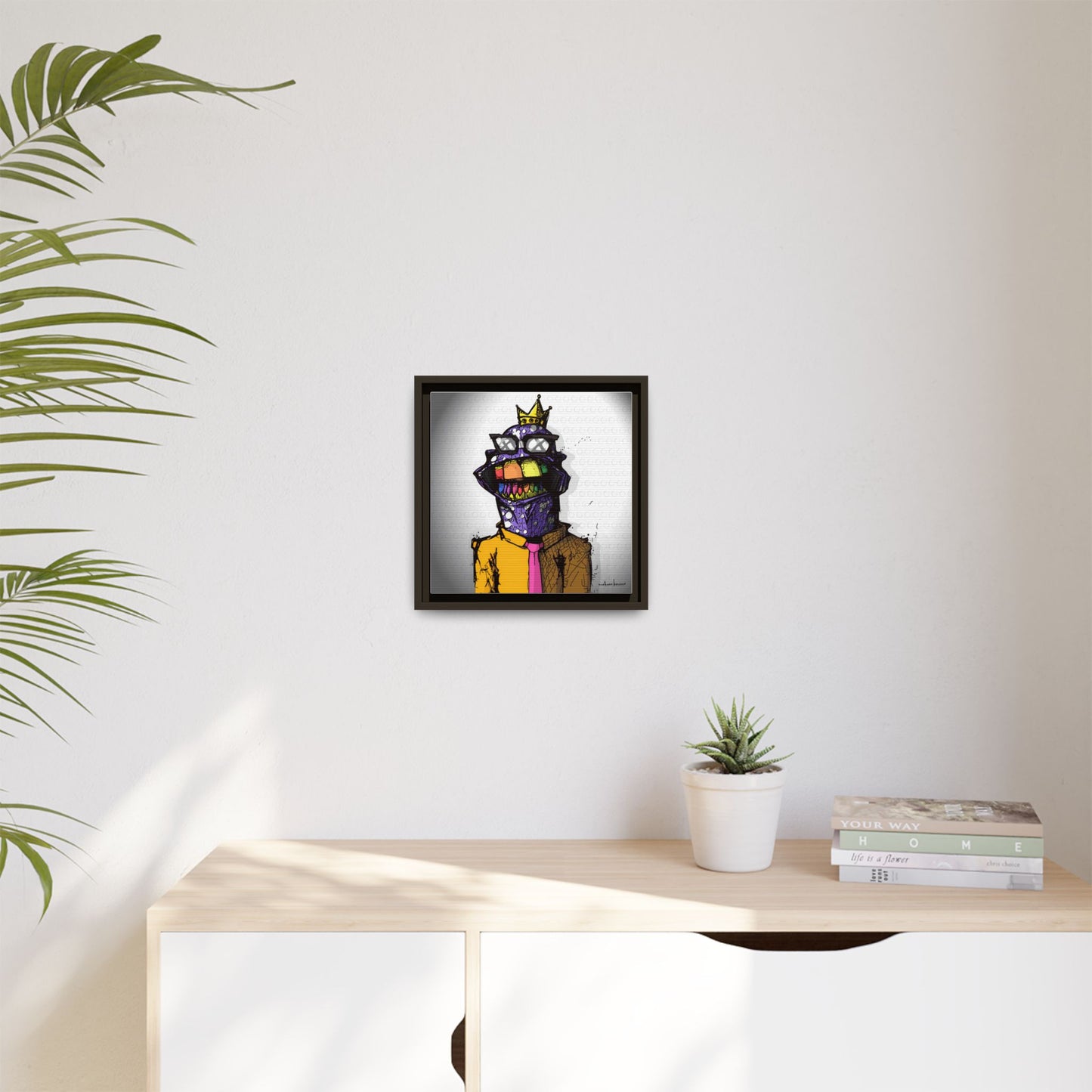 Creep #177 - Gallery Canvas Wraps, Square Frame