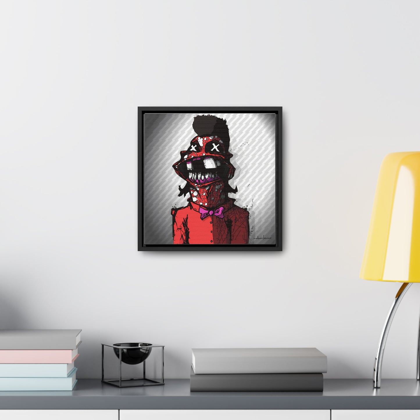 Creep #327 - Canvas Print, Square Frame